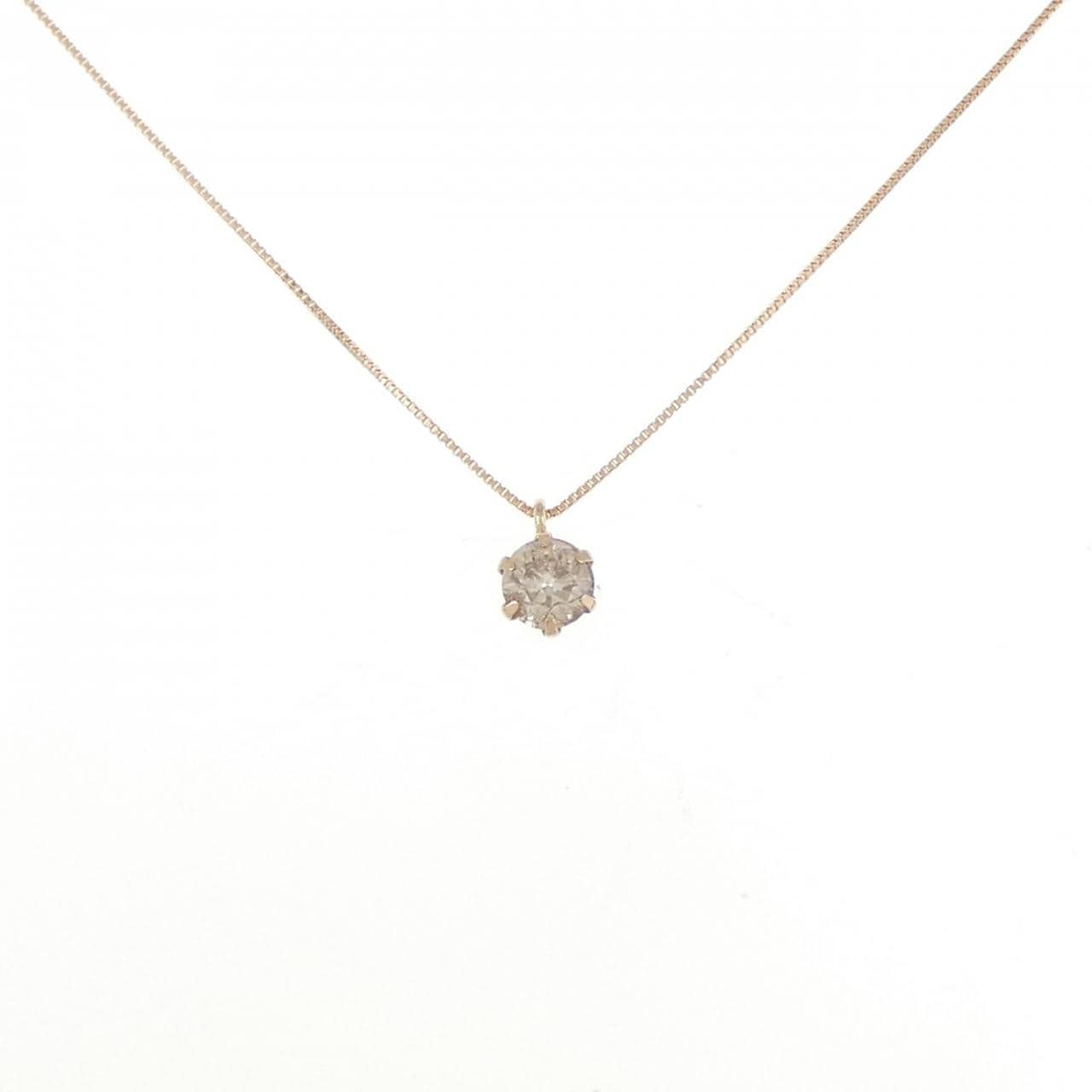 K18PG ダイヤモンド ネックレス 0.30CT