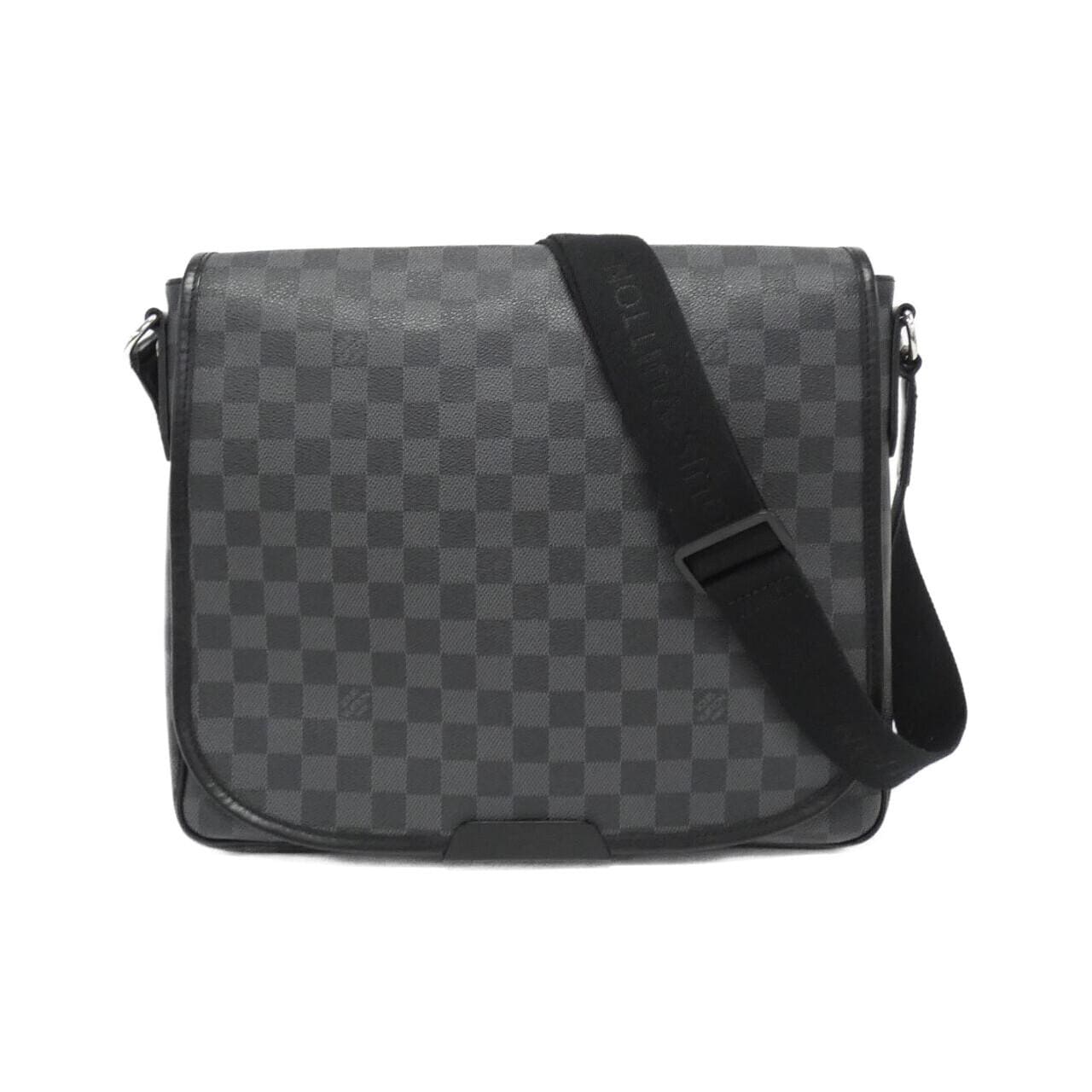 LOUIS VUITTON Damier Graphite Daniel MM N58029 Shoulder Bag