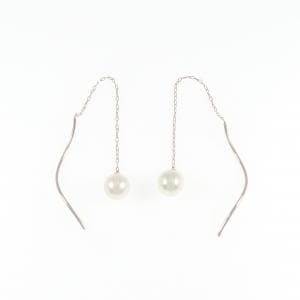 4゜C アコヤパール ピアス 6.4mm