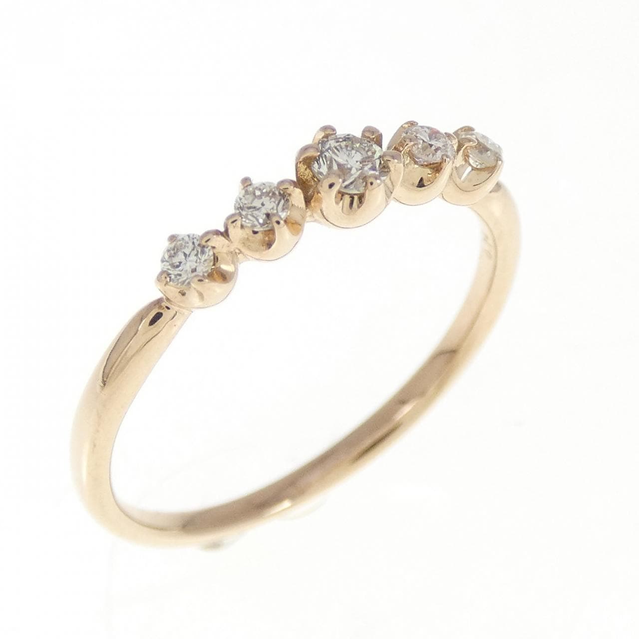 K18PG ダイヤモンド リング 0.14CT