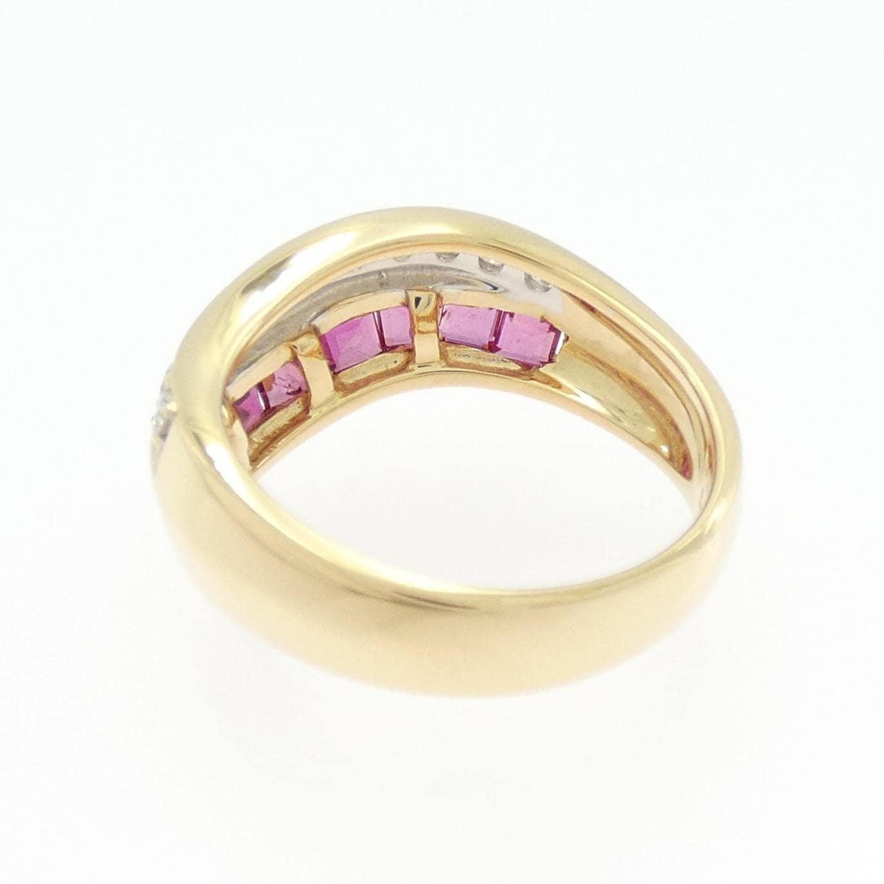 K18YG ルビー リング 1.04CT
