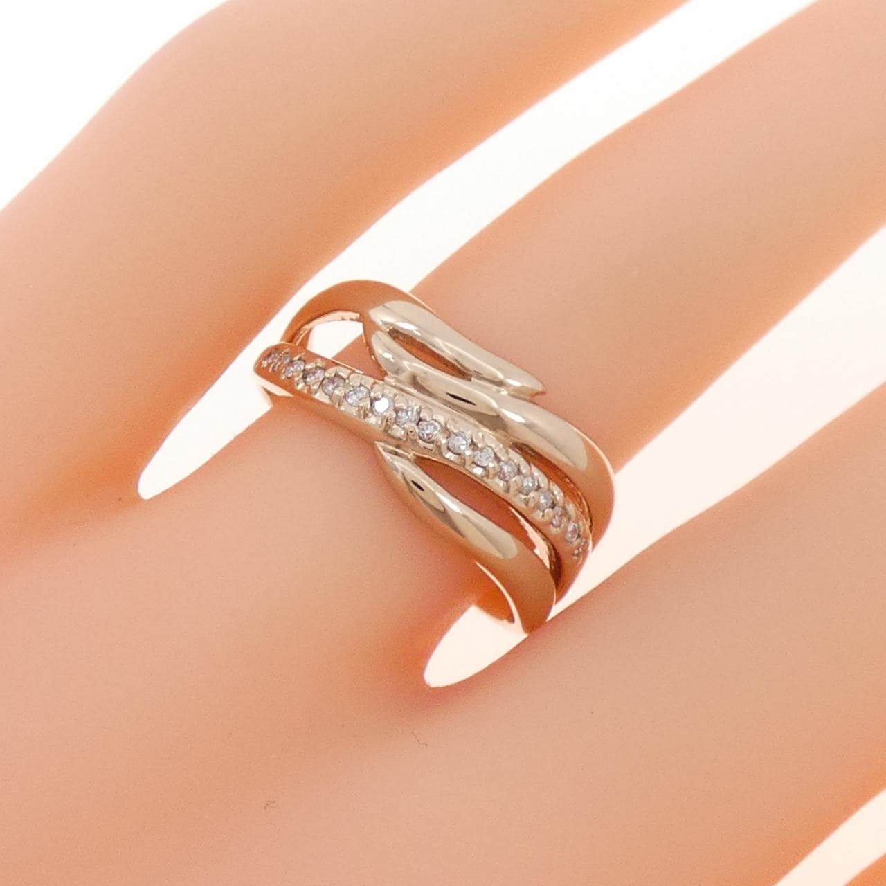 K10PG ダイヤモンド リング 0.09CT