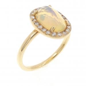 【新品】K18YG オパール リング 1.21CT