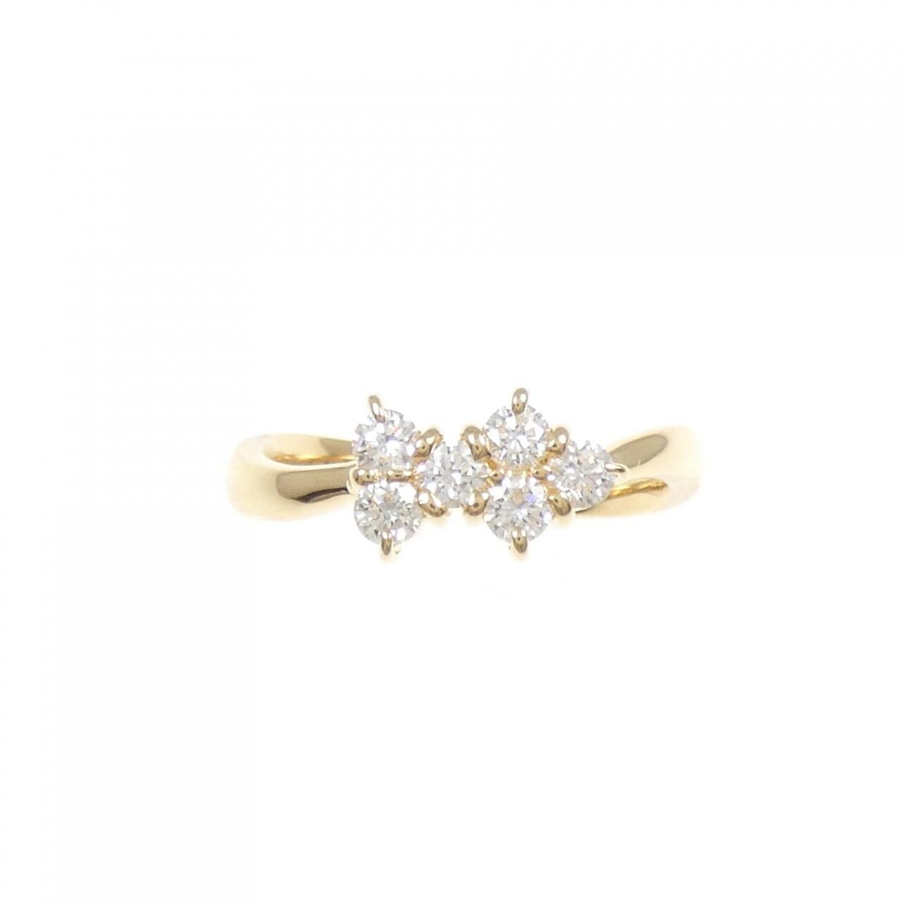 K18YG ダイヤモンド リング 0.30CT