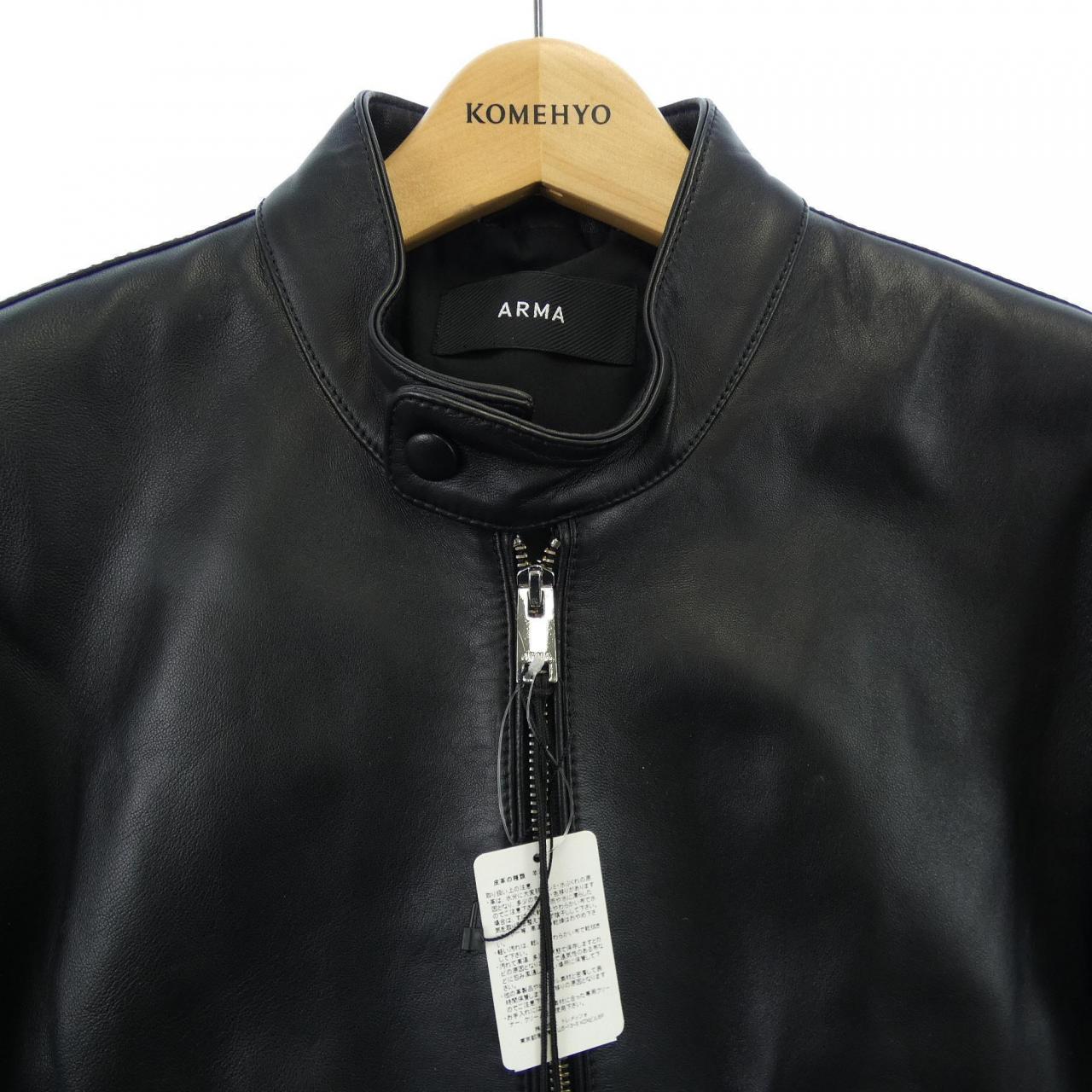 アルマ ARMA RYU レザーライダースジャケット