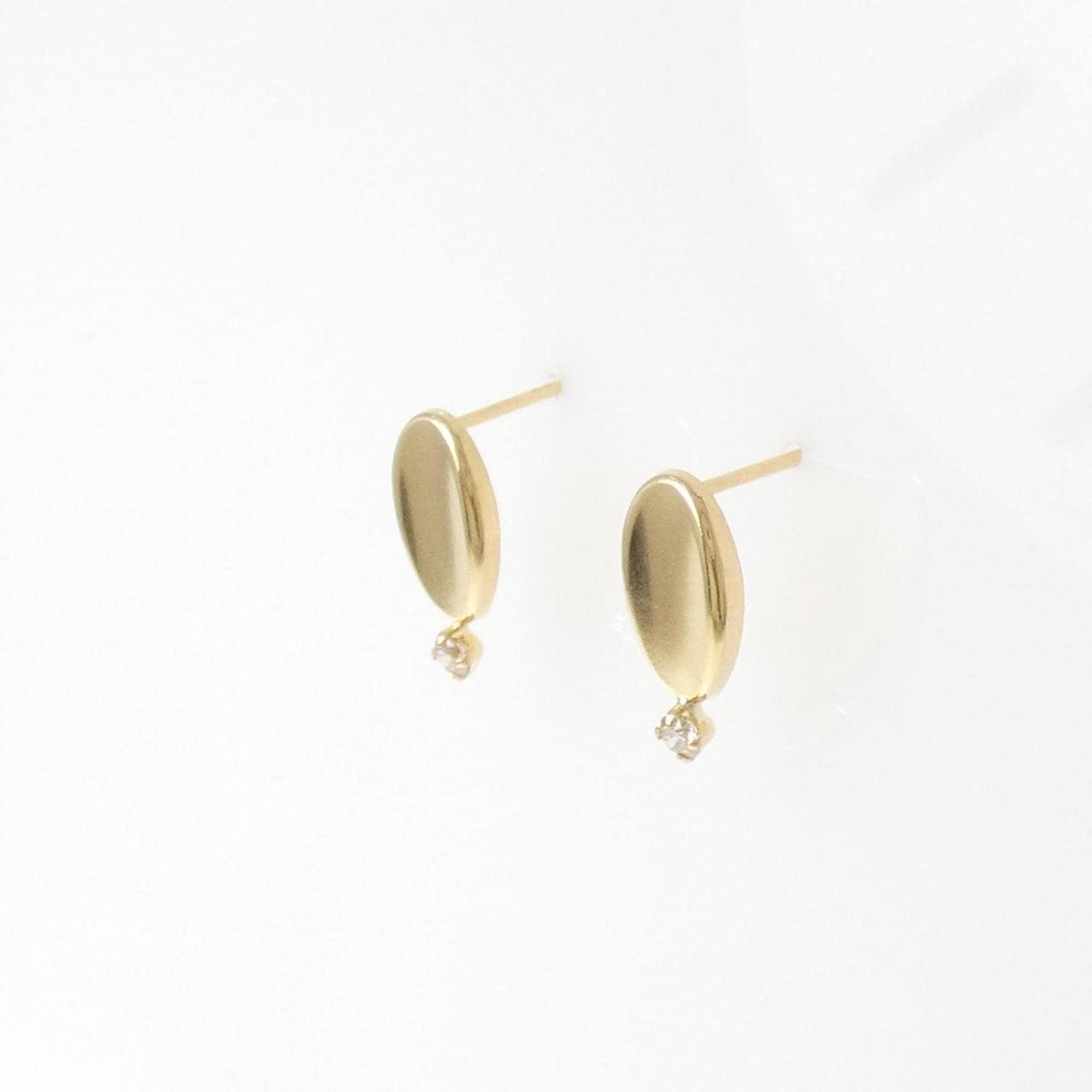 K18YG ダイヤモンド ピアス 0.06CT