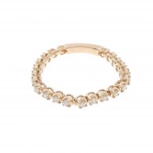 K18PG ダイヤモンド リング 0.27CT