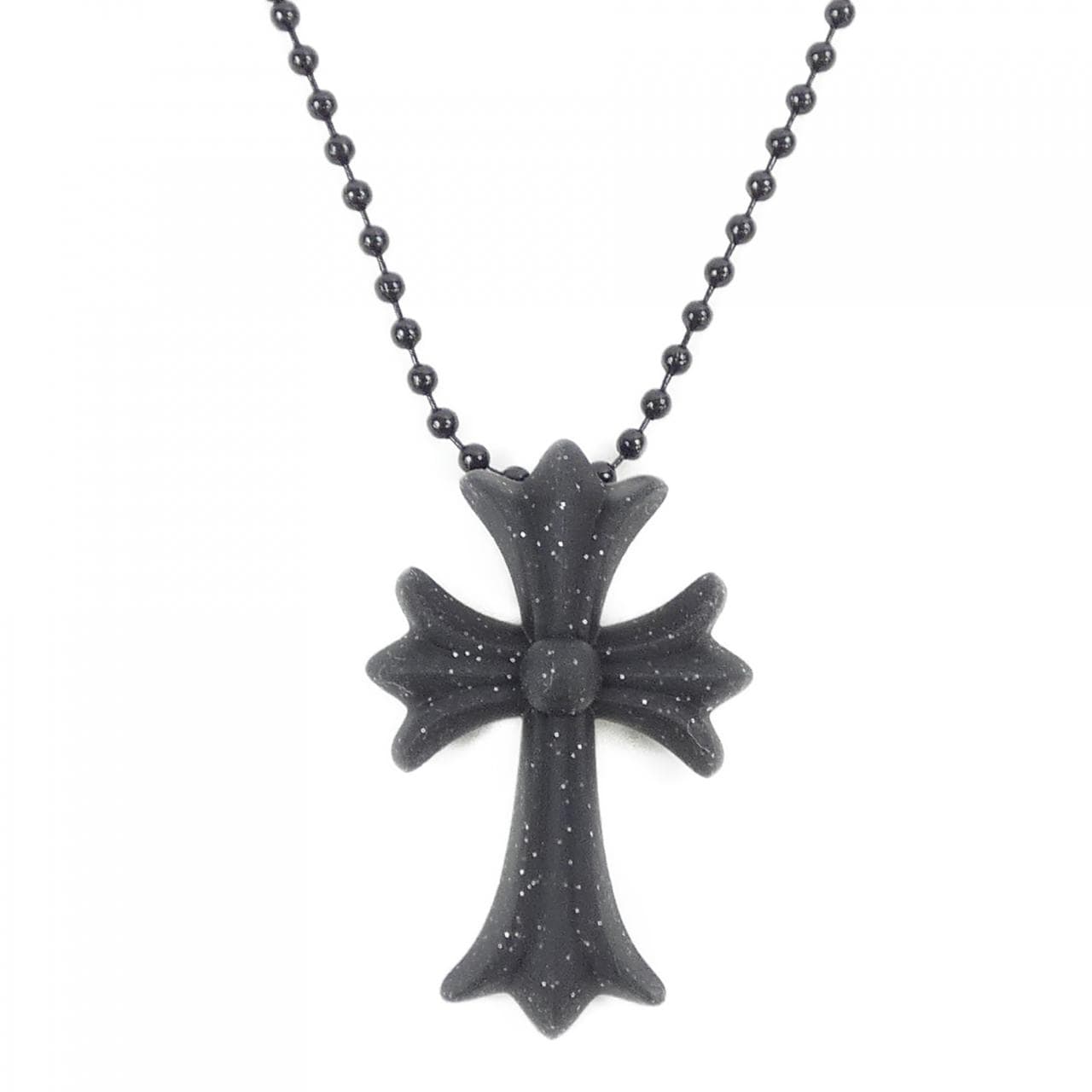 クロムハーツ CHROME HEARTS CH CRS SML PLSTC MATTE BLK GLR BALL CHAI 604175364AHXXXX445 ペンダント