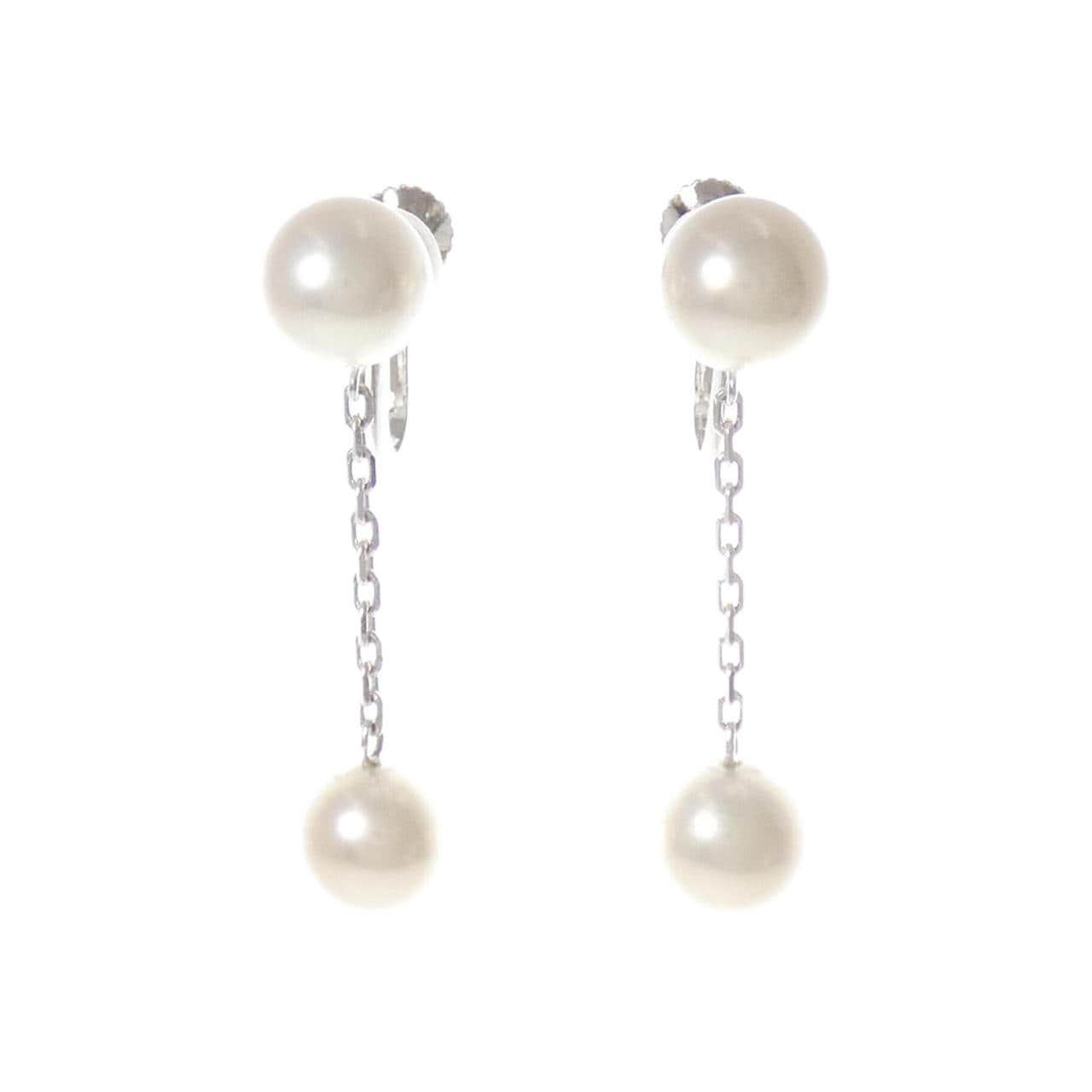 K14WG Akoya珍珠耳夹