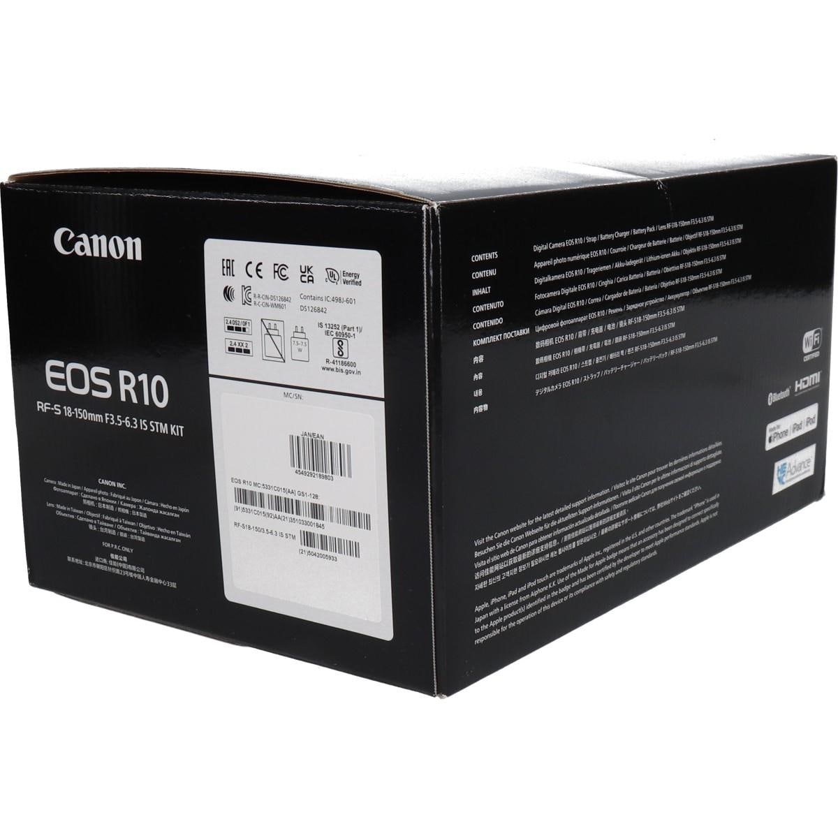【未使用品】ＥＯＳ　Ｒ１０　ＲＦ－Ｓ１８－１５０ＩＳキット