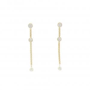 K18YG ダイヤモンド ピアス 0.64CT