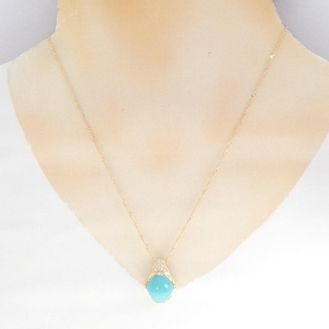 K18YG绿松石项链