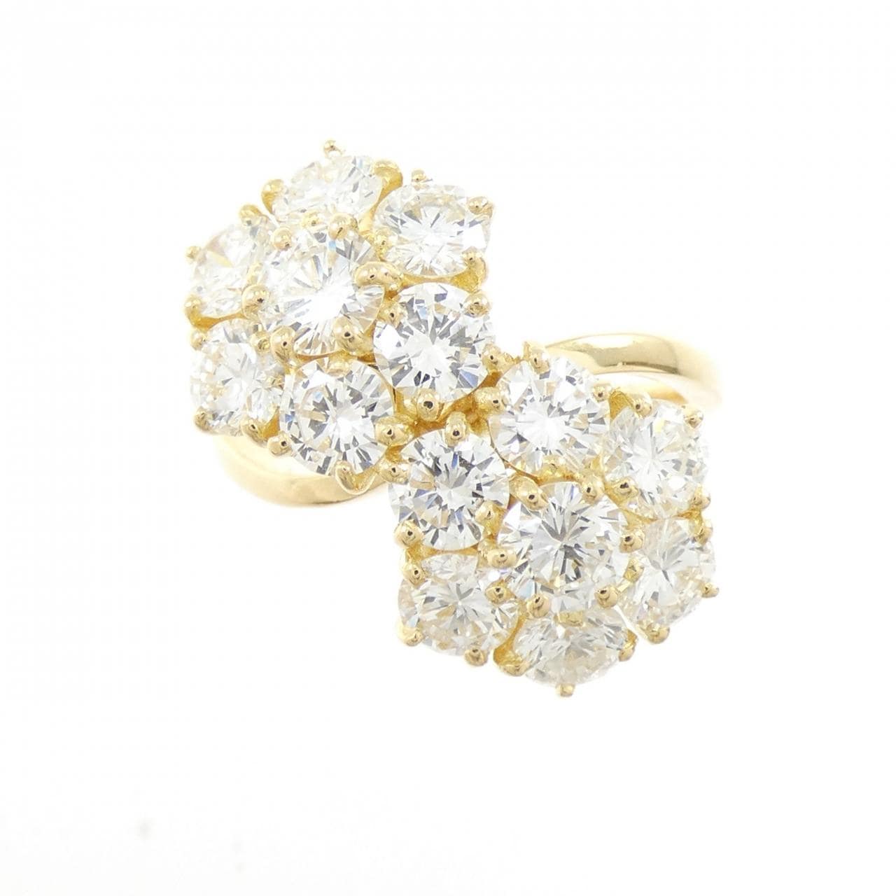 【ヴィンテージ】ヴァンクリーフ&アーペル フルーレット リング 3.29CT