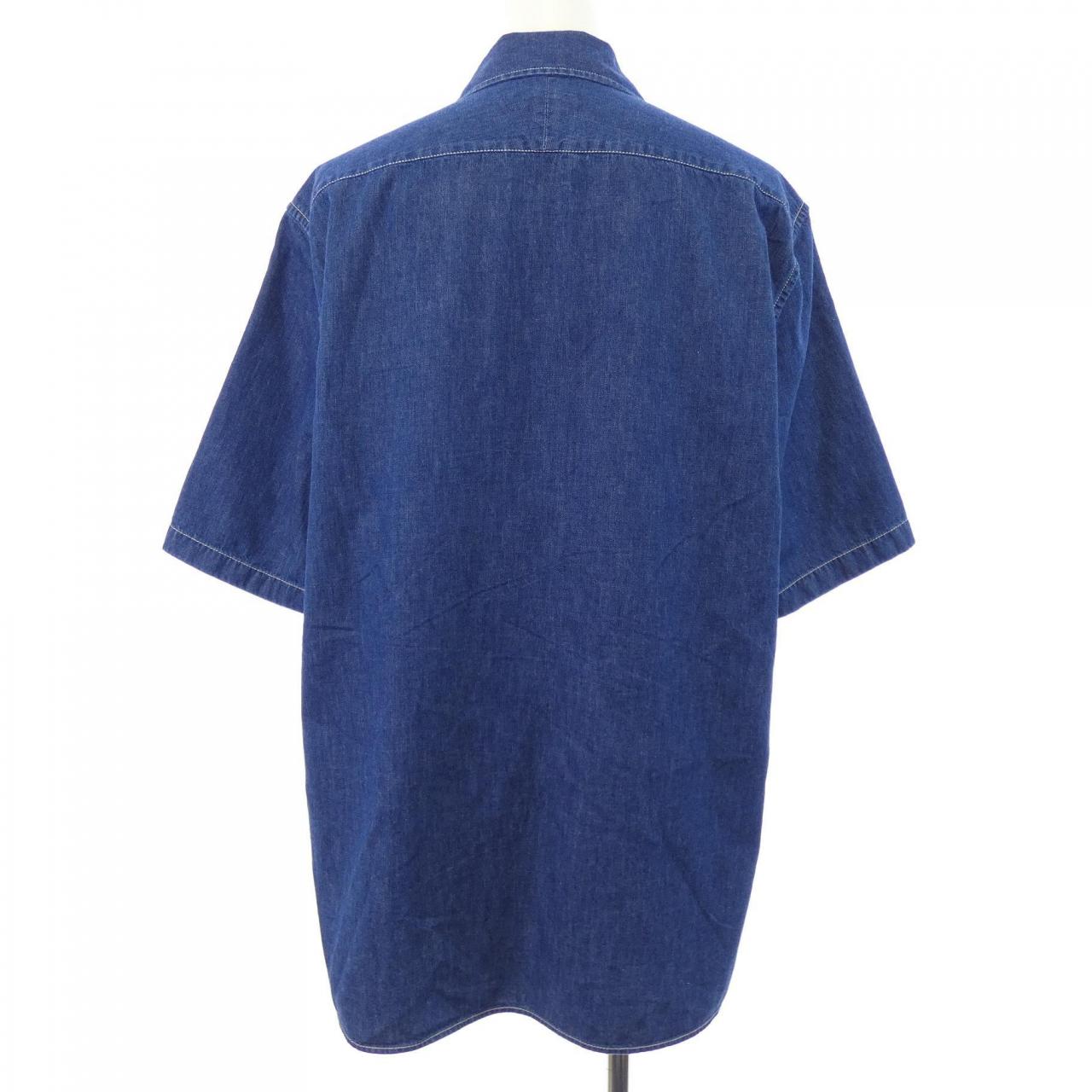 エルメス HERMES シャークカラー シャツ 656221HA S／Sシャツ