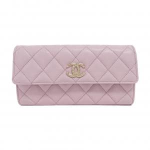 CHANEL bifold long wallet