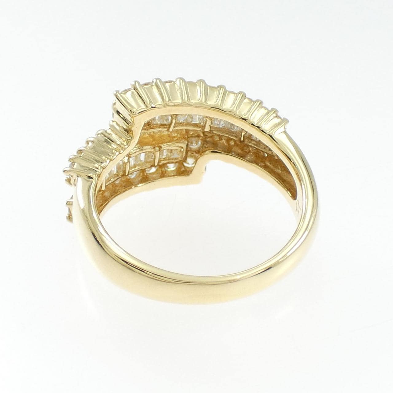 K18YG ダイヤモンド リング 1.10CT