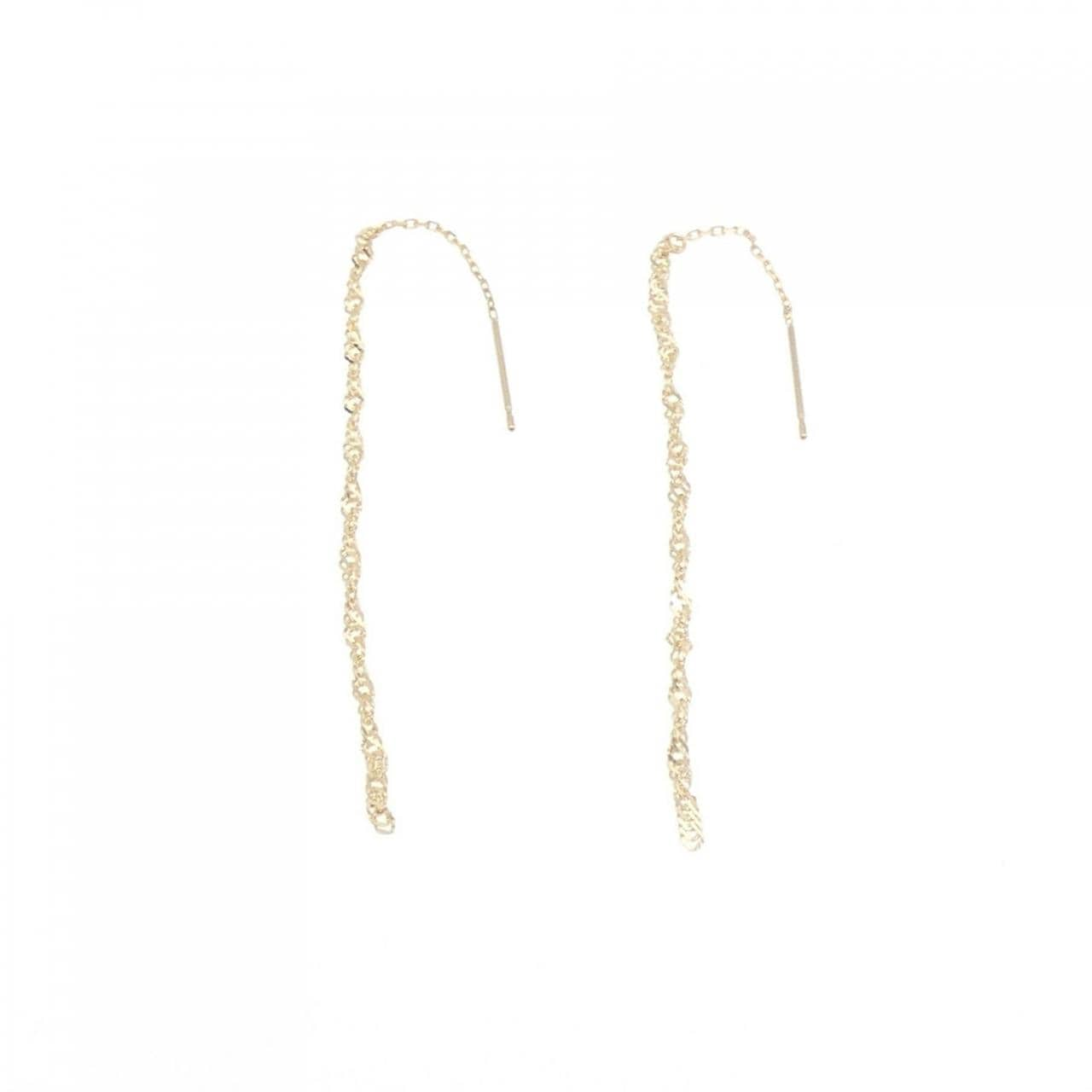 K18YG earrings