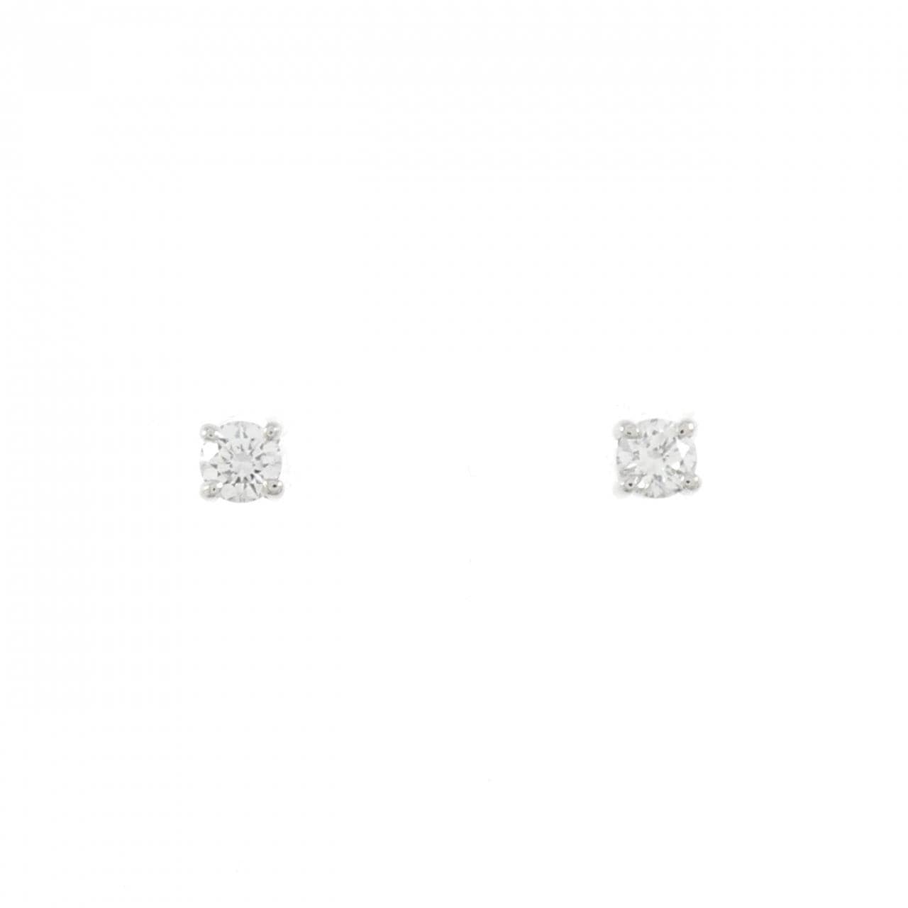 PT solitaire Diamond earrings