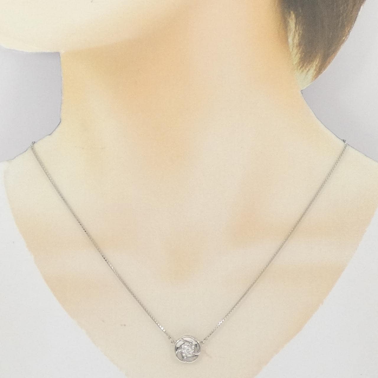 PT850 ダイヤモンド ネックレス 0.11CT