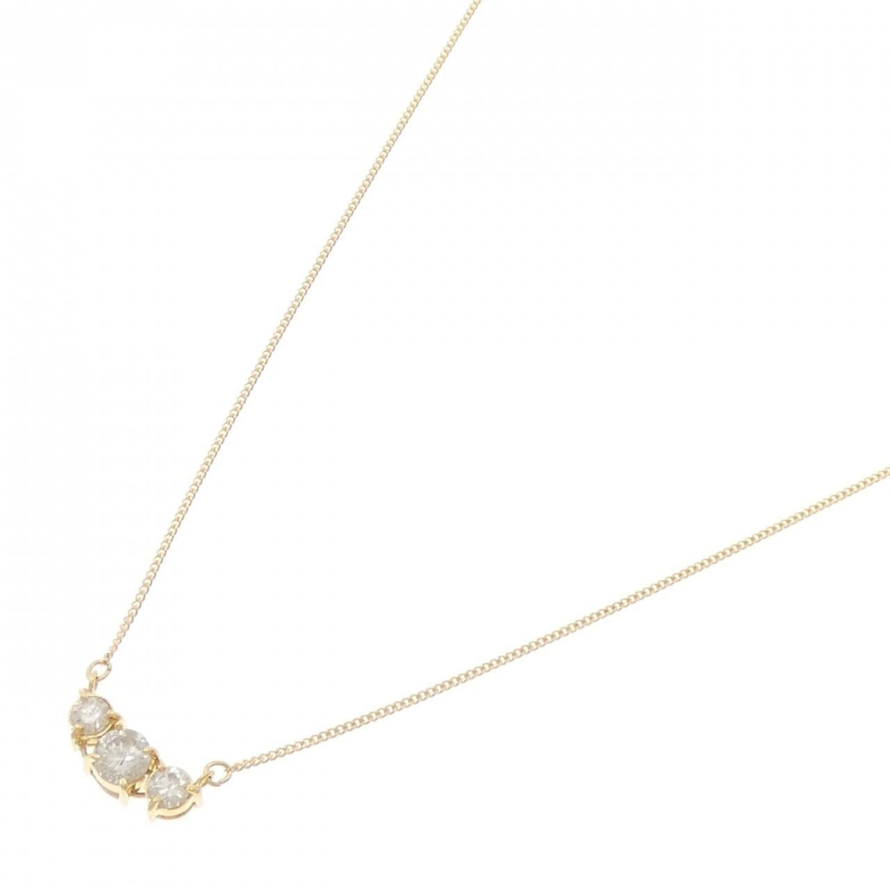 K18YG ダイヤモンド ネックレス 0.52CT