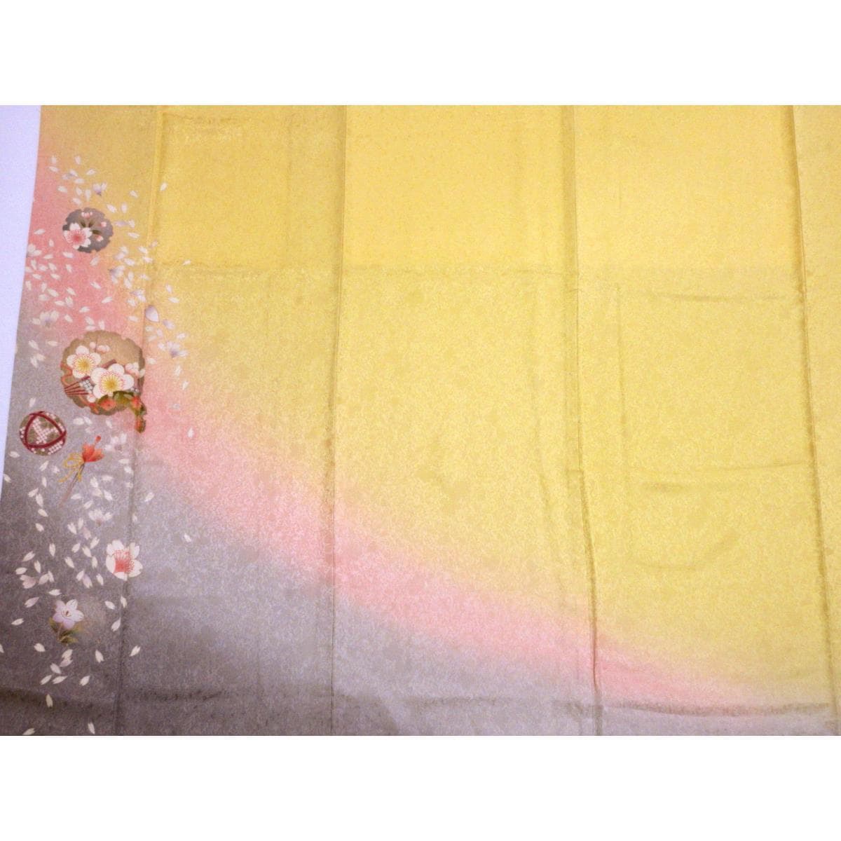 【未使用品】振袖　友禅加工　ボカシ染