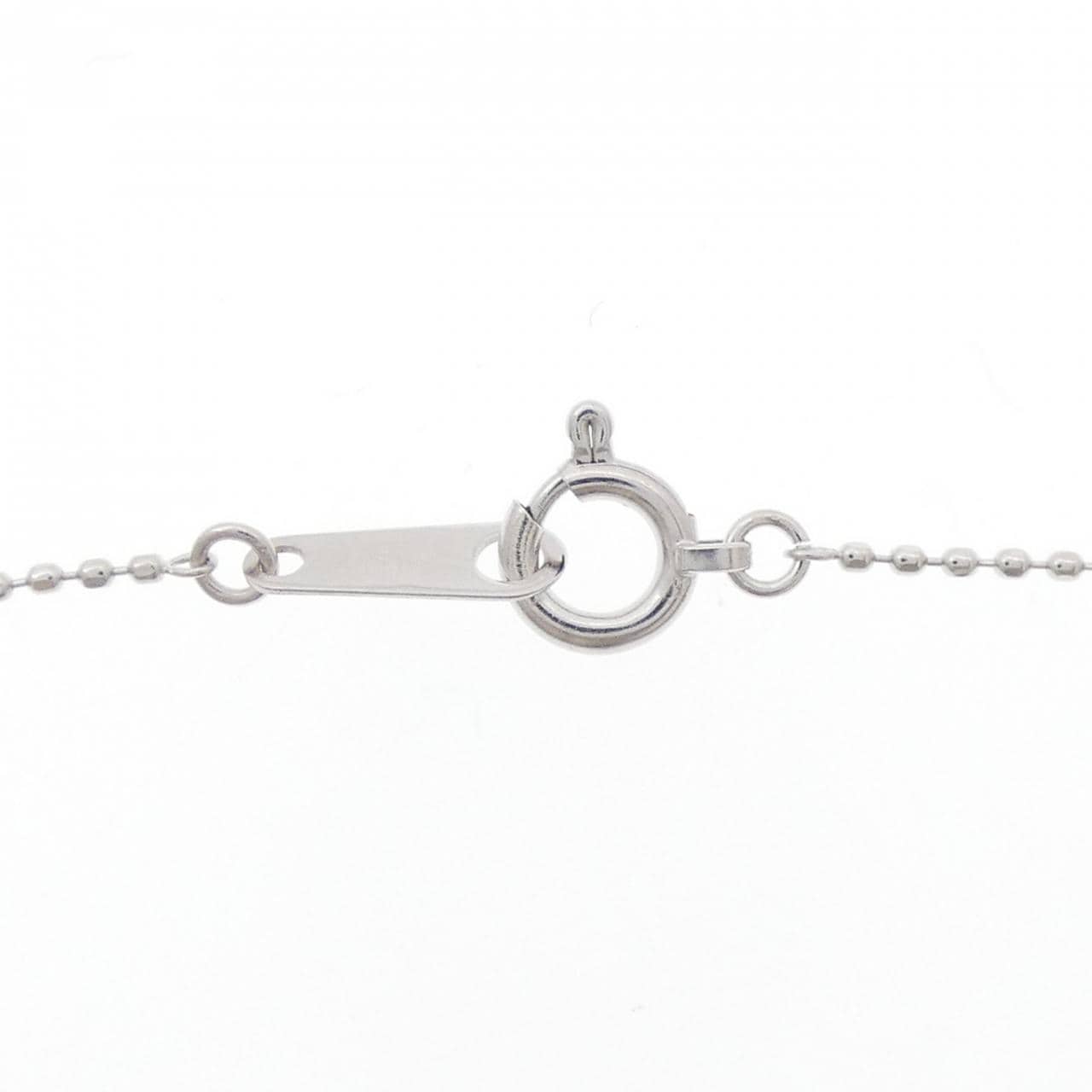 K18WG ガーネット ネックレス