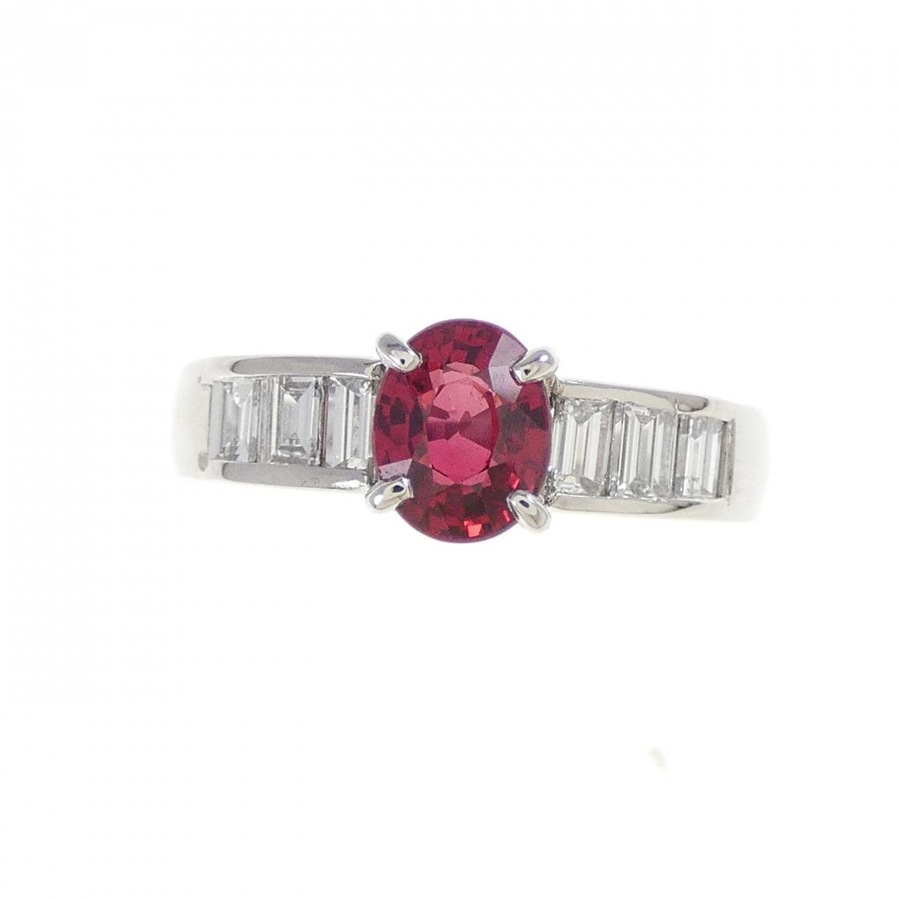 PT900 Ruby Ring 1.08CT