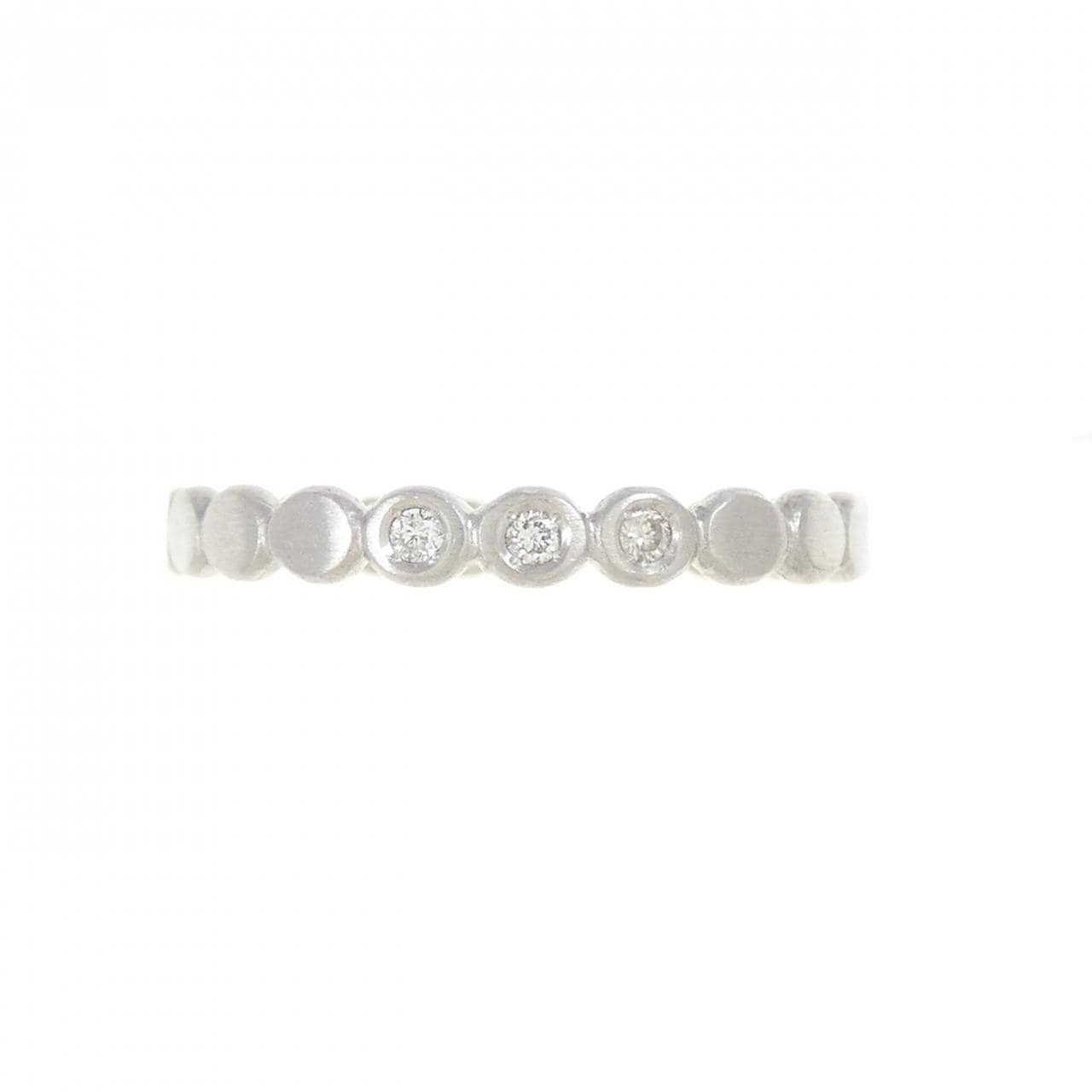 K18WG ダイヤモンド リング 0.03CT