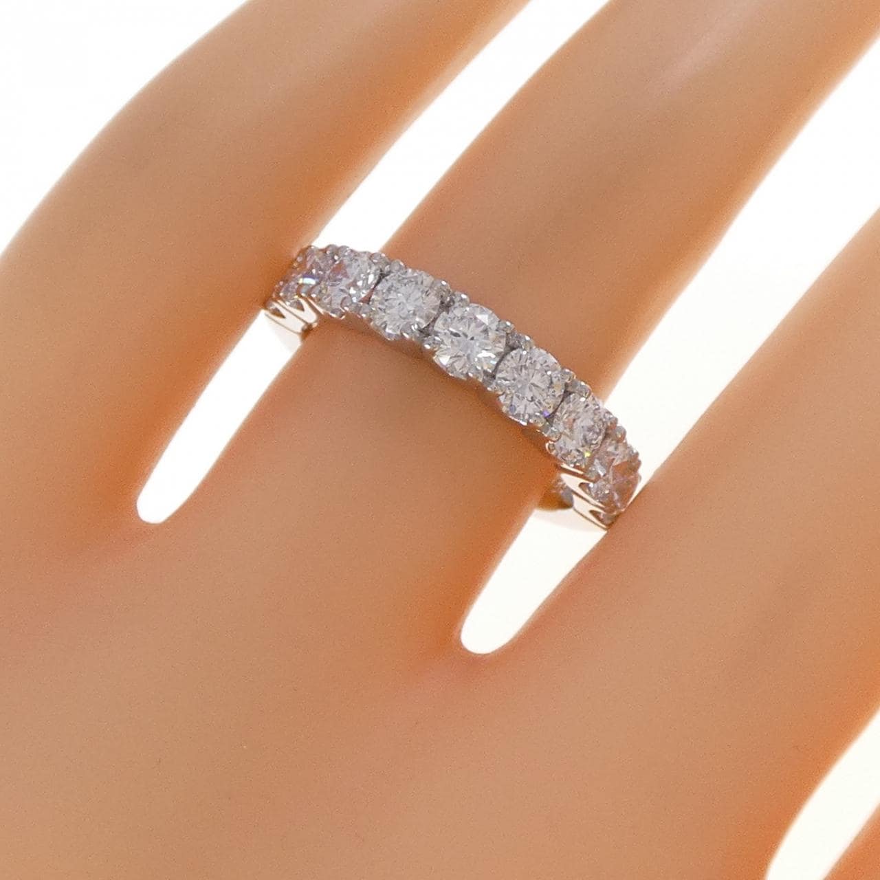 PT950钻石戒指，1.504克拉