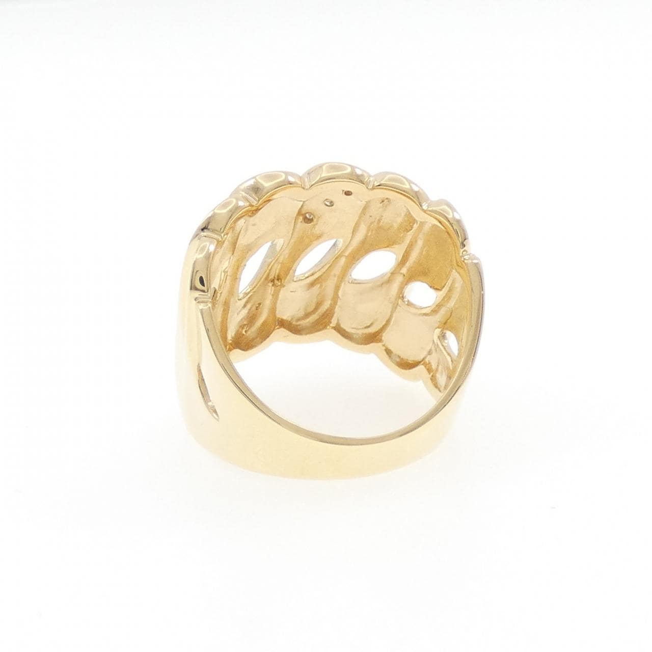 K18YG ダイヤモンド リング