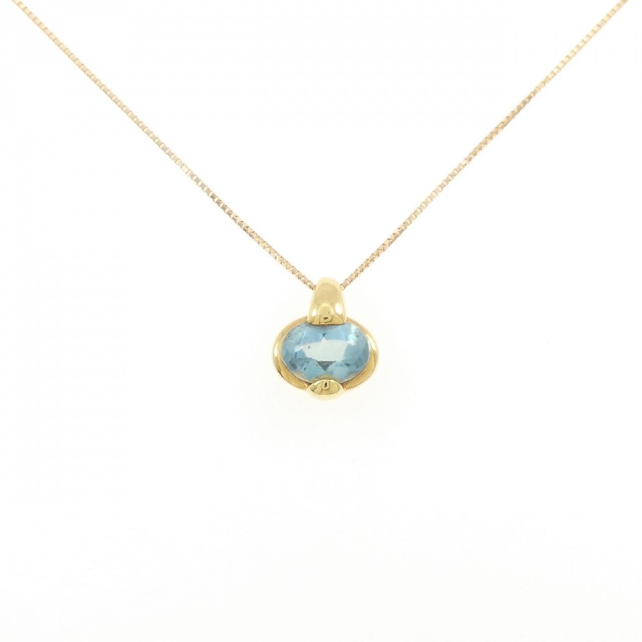 ミキモト アクアマリン ネックレス 1.39CT