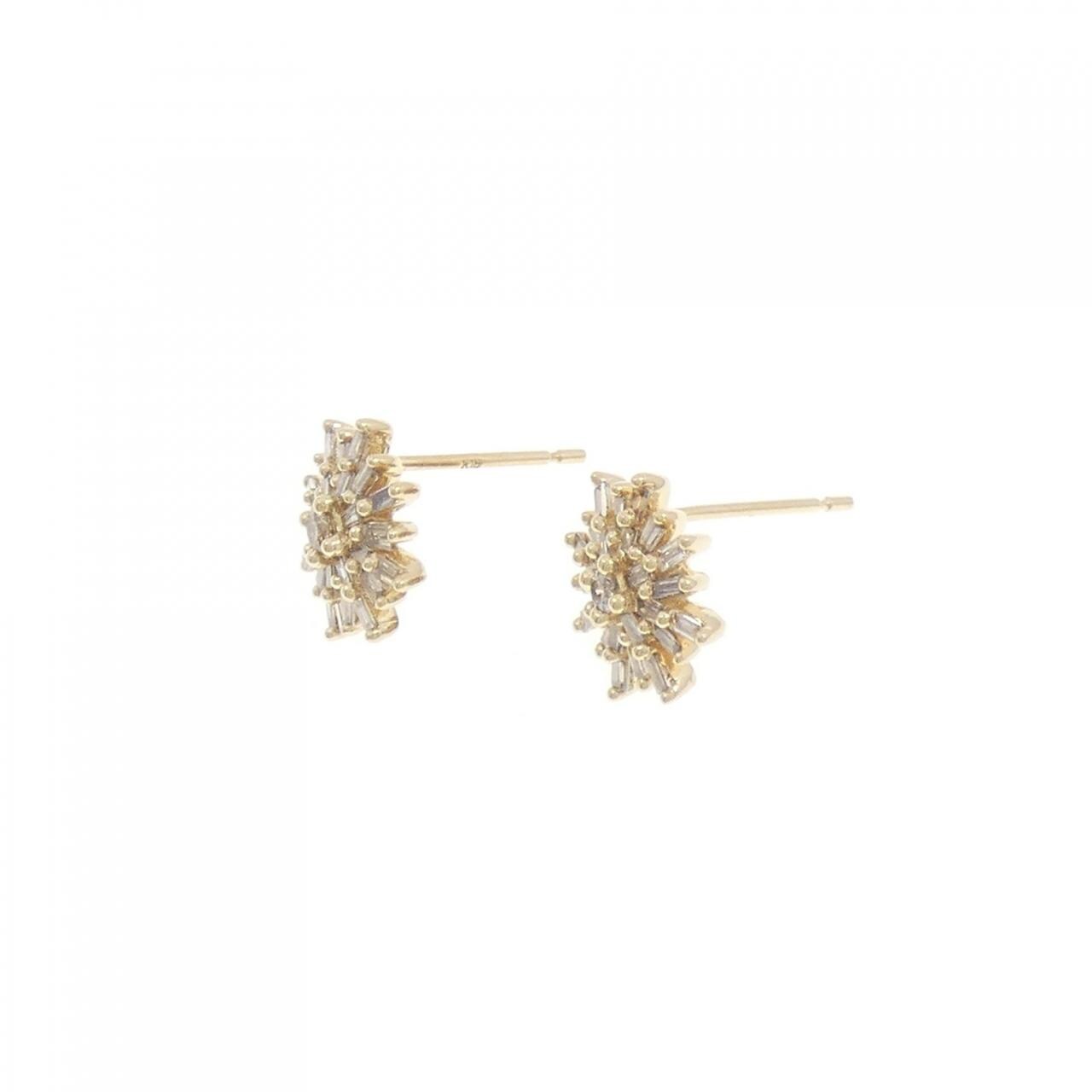 K18YG ダイヤモンド ピアス 0.40CT