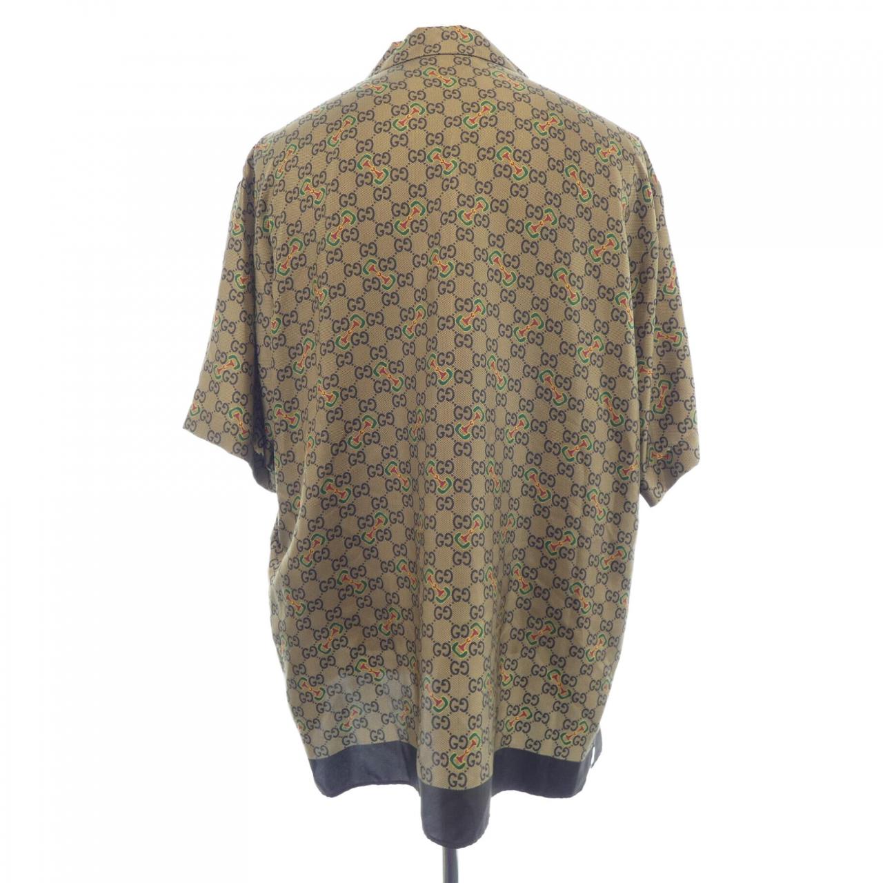 グッチ GUCCI GGホースビット プリント シルクツイル シャツ 794907 ZAQ9F S/Sシャツ