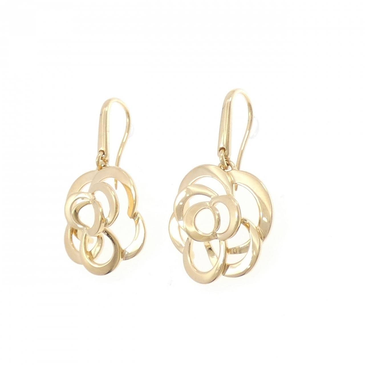 シャネル カメリア ピアス