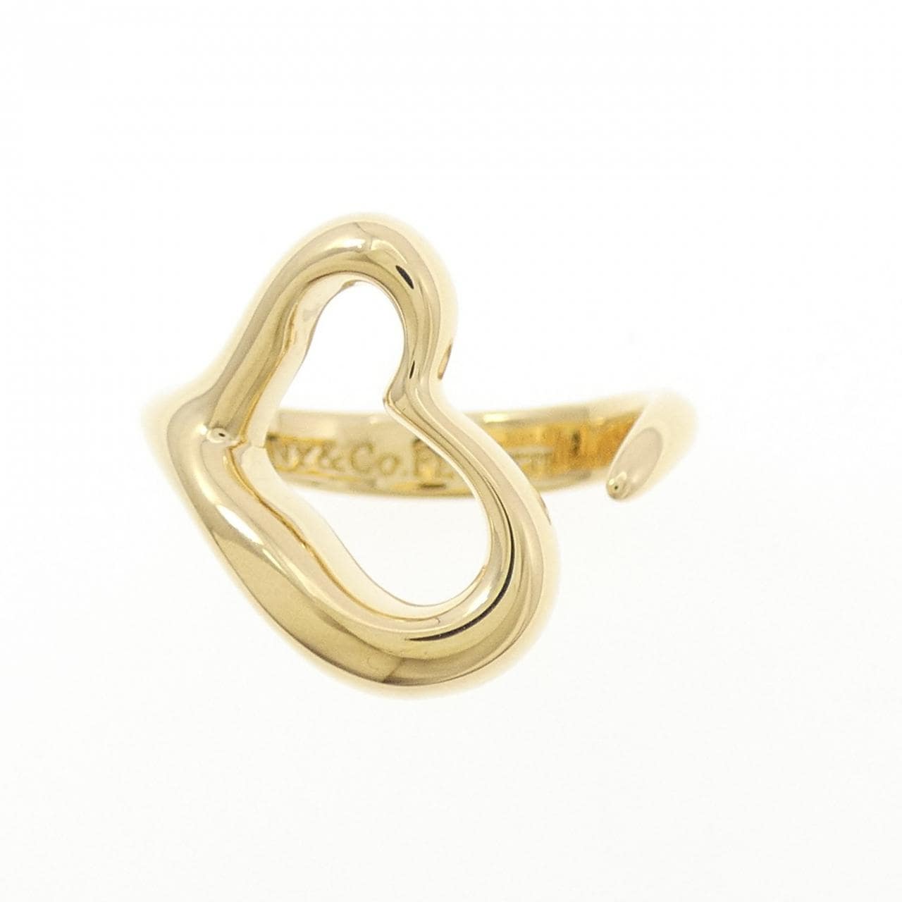 ティファニー オープンハート リング