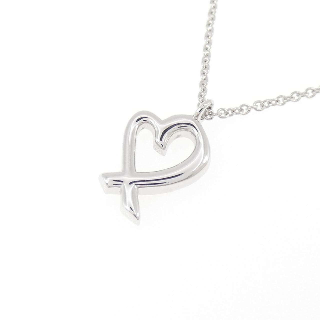 ティファニー ラビングハート ネックレス