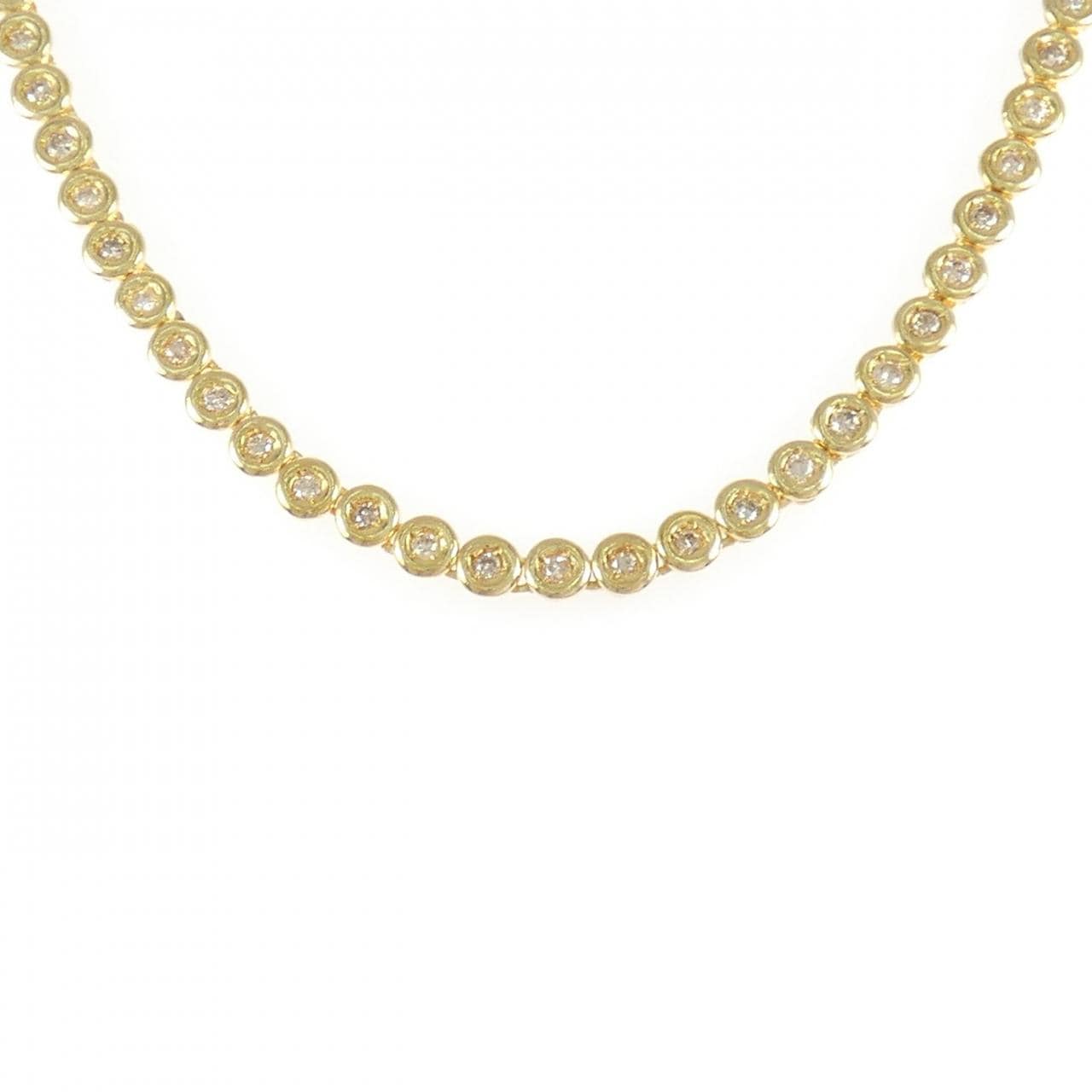 K18YG ダイヤモンド ネックレス 2CT