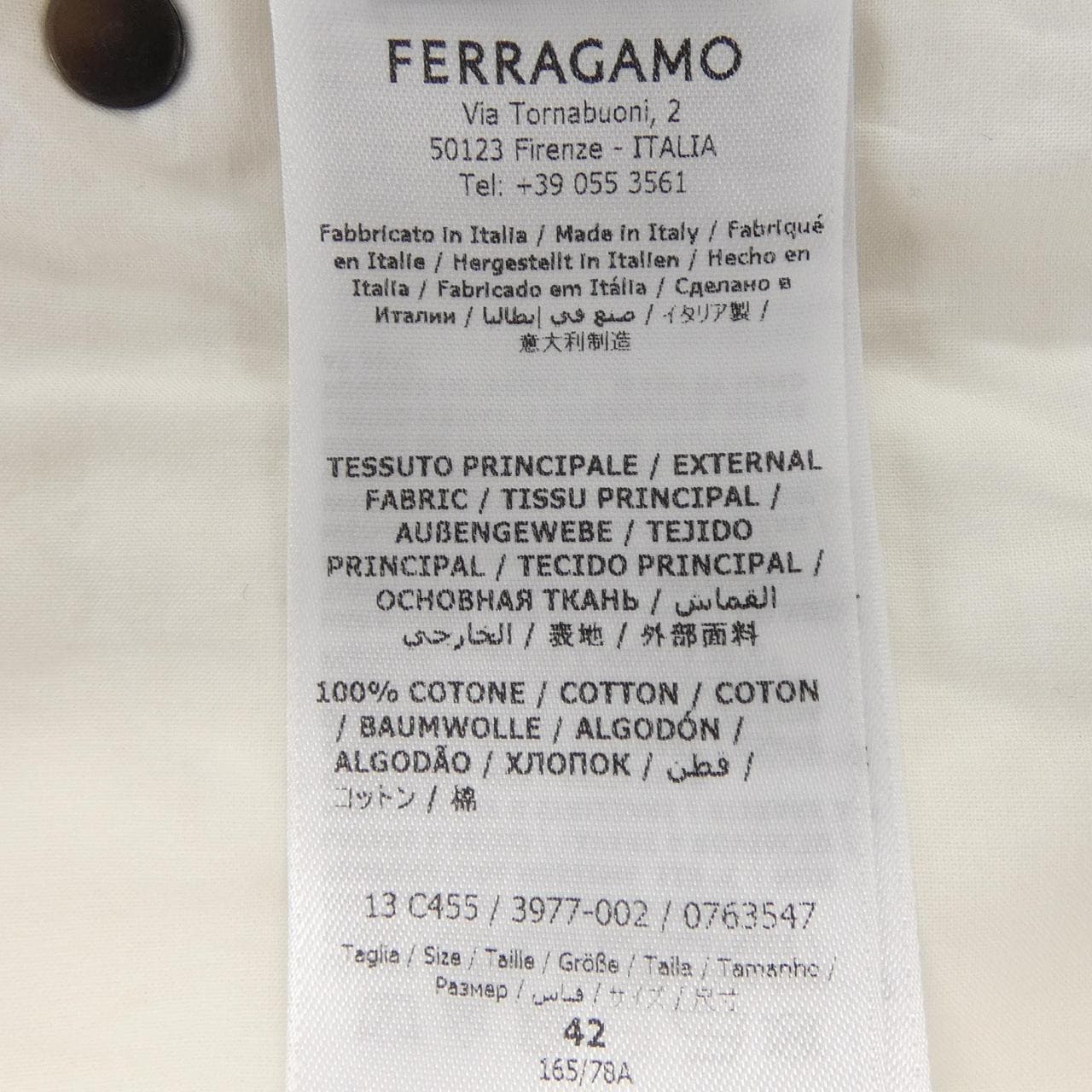 フェラガモ FERRAGAMO 13C455 P パンツ