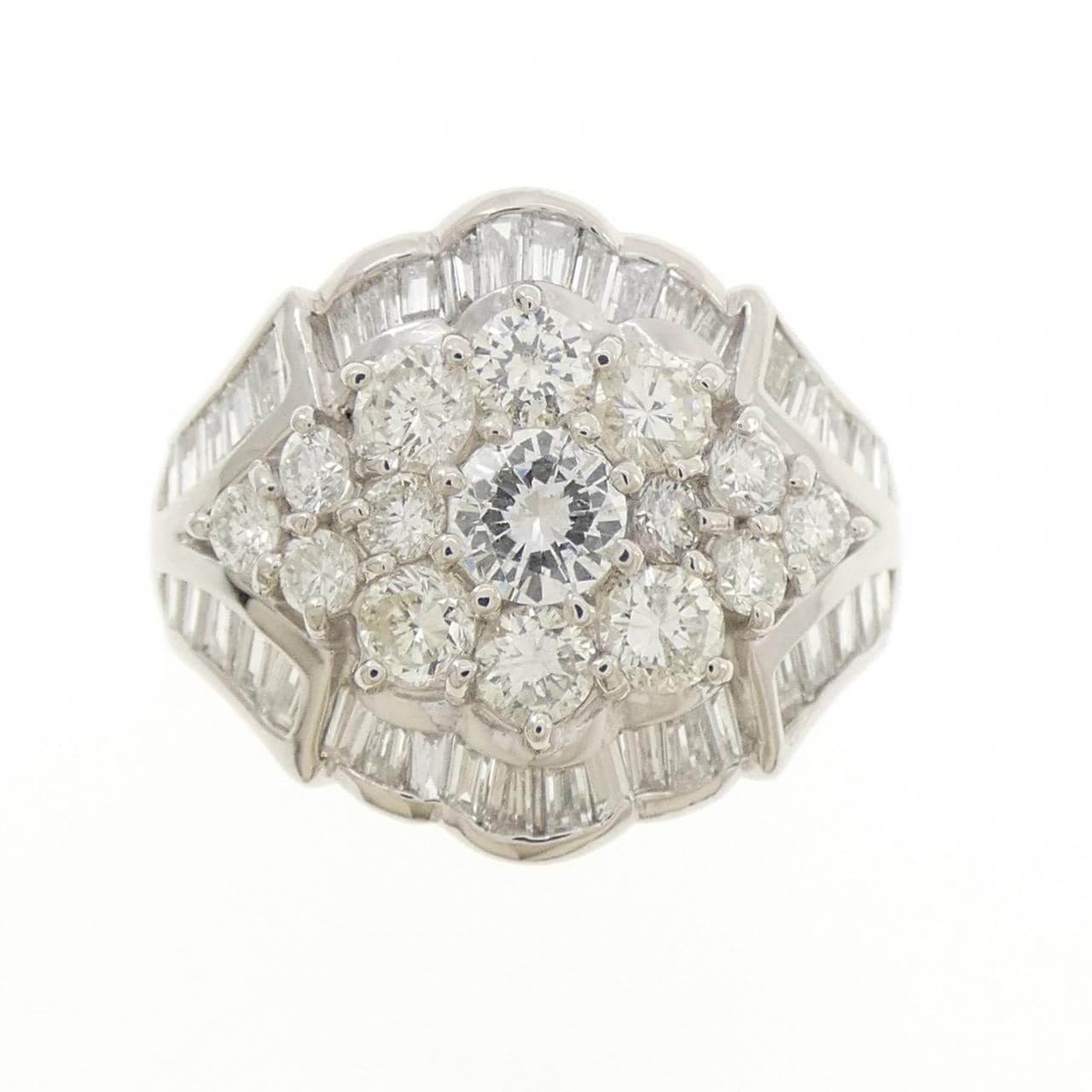 PT900 ダイヤモンド リング 2.00CT