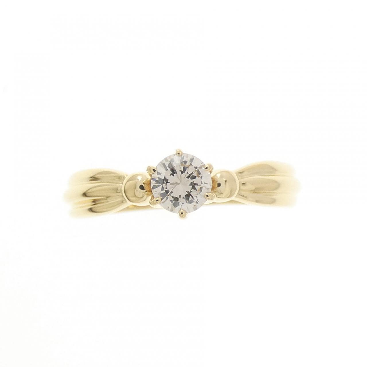 K18YG ダイヤモンド リング 0.24CT