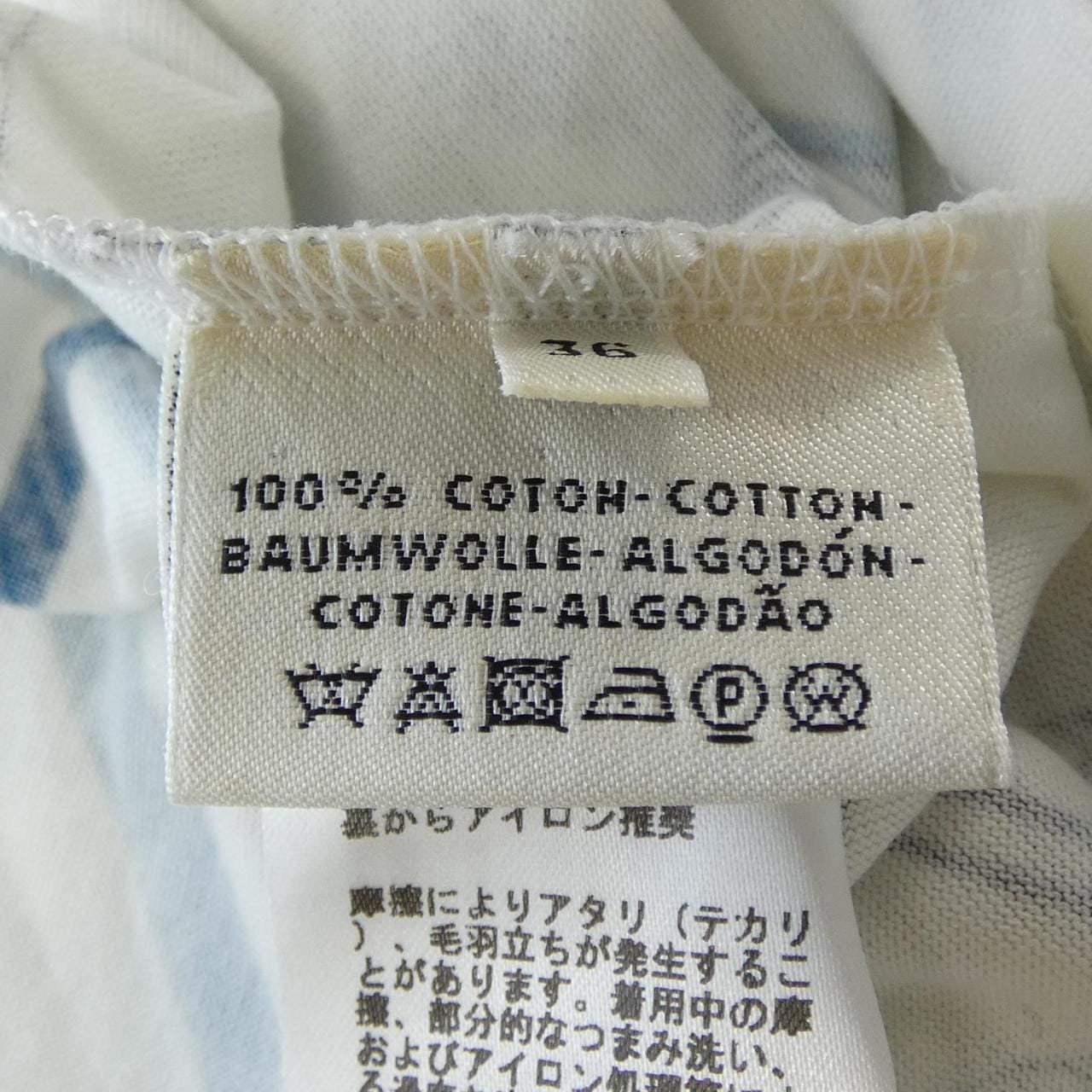 エルメス HERMES PARCOURS SANS FAUTE *16-7704. カットワンピース
