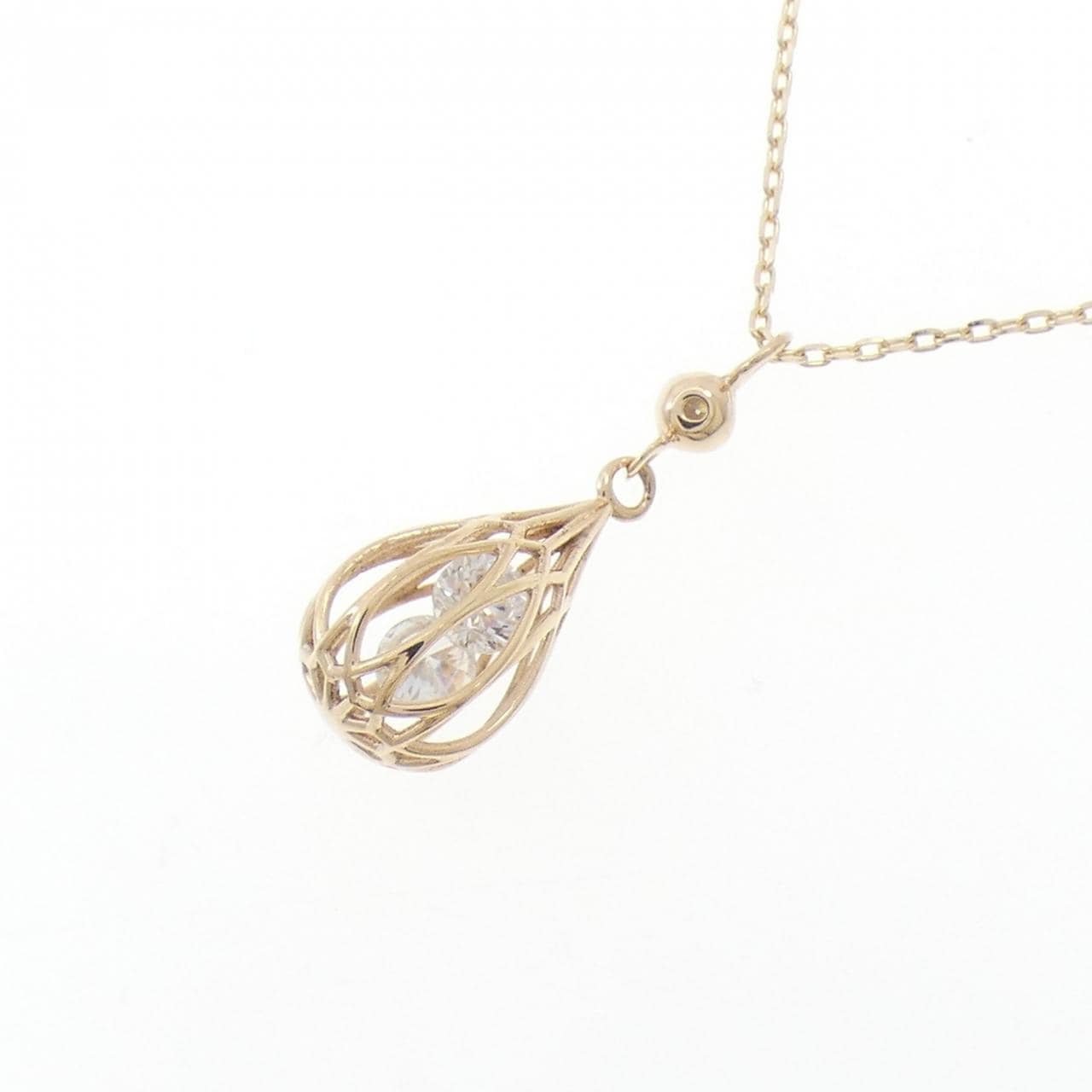 K10YG キュービック ネックレス