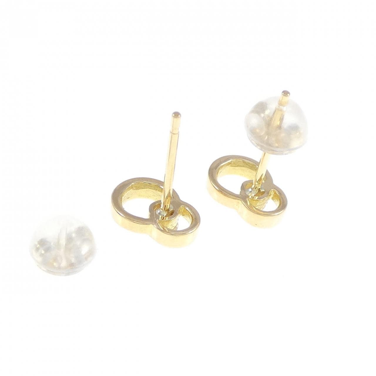 K18YG鑽石耳環 0.14CT