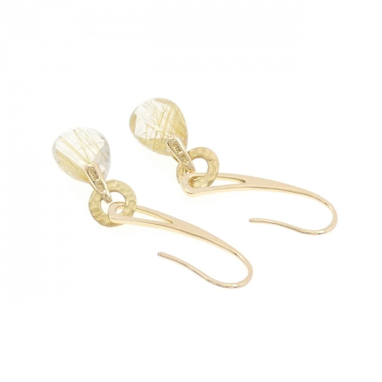 スタージュエリー ルチルクオーツ ピアス