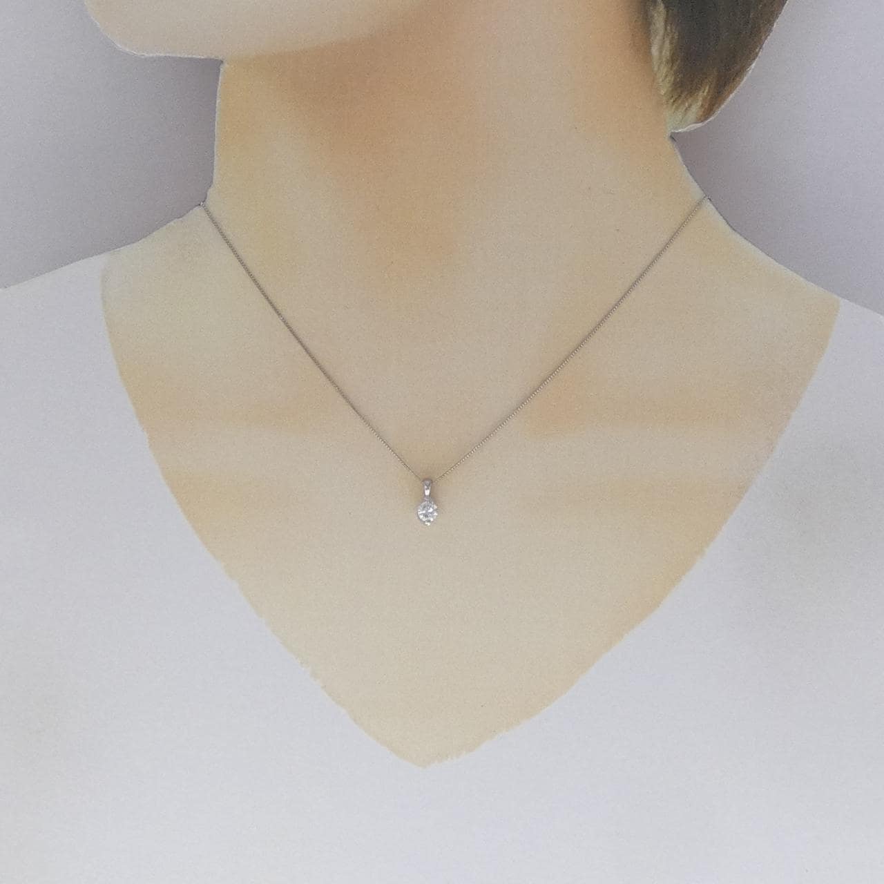 PT900/PT850 ダイヤモンド ネックレス 0.328CT