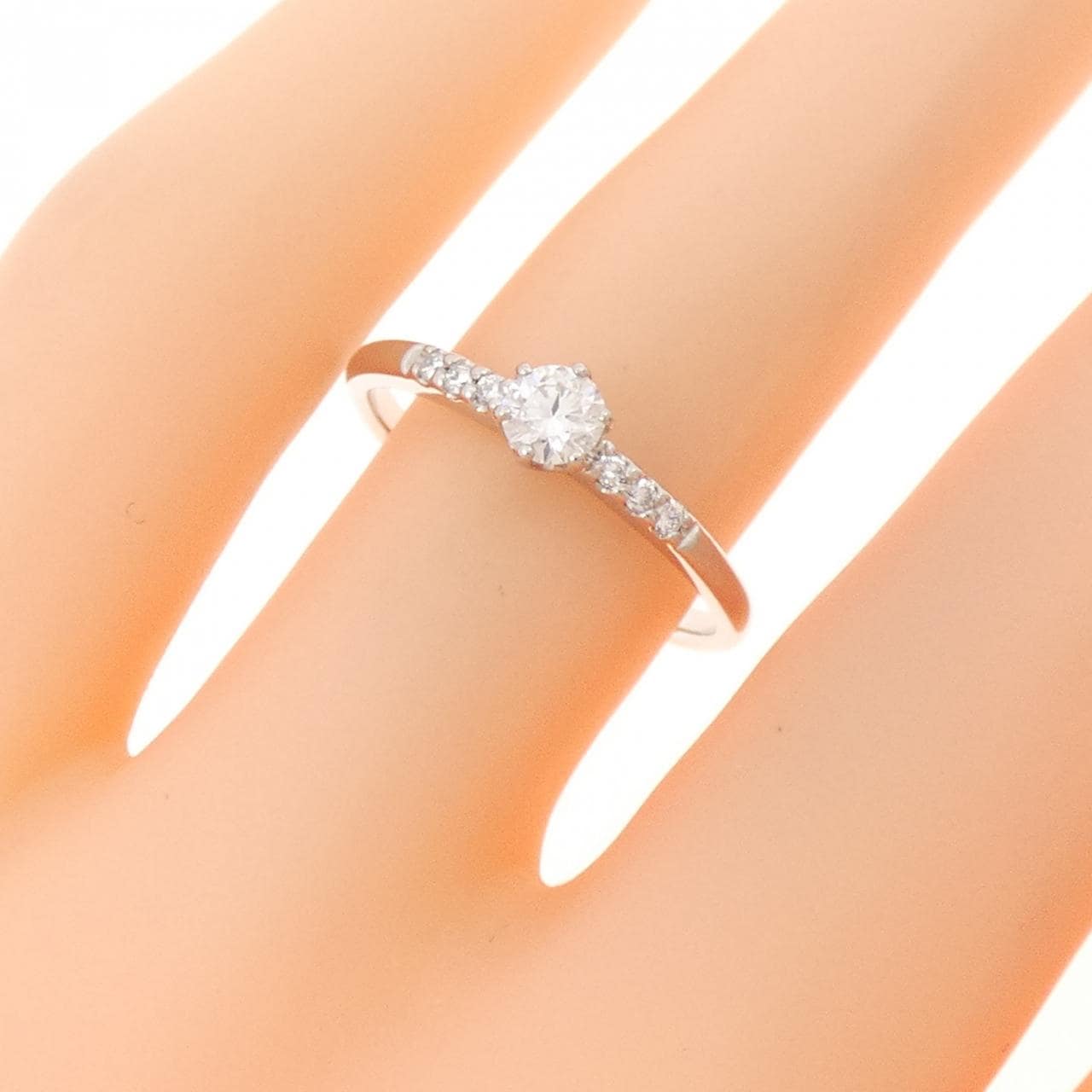 PT900 ダイヤモンド リング 0.195CT H VVS1 3EXT H&C