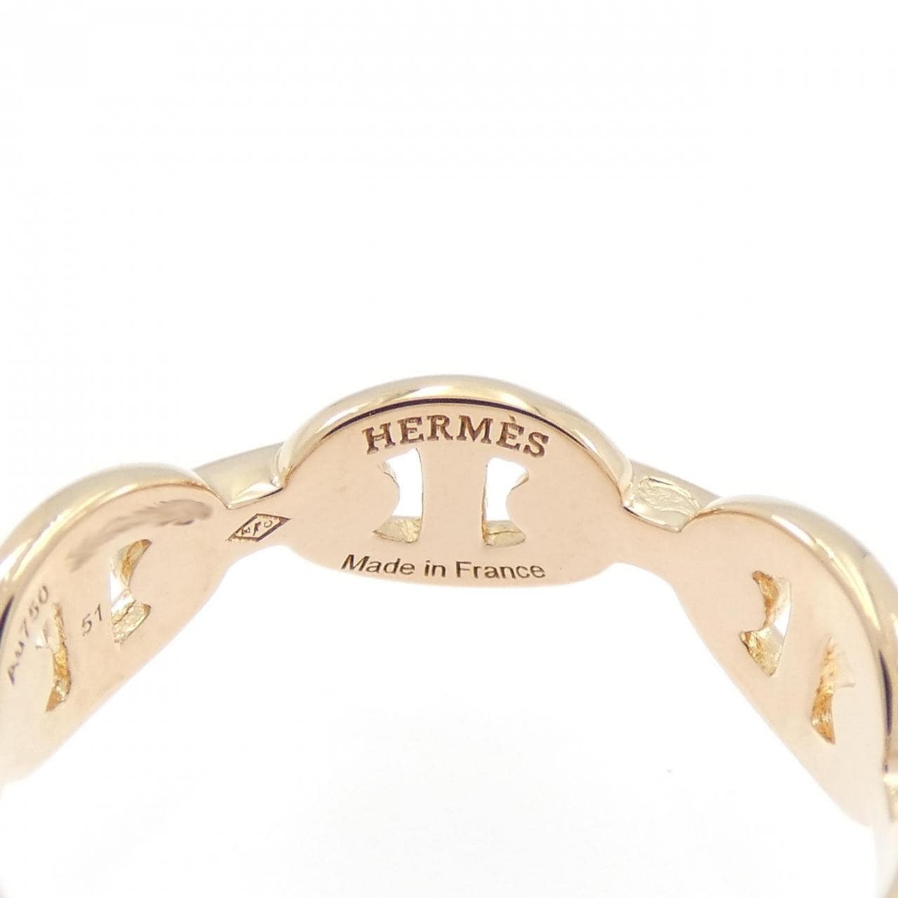 エルメス シェーヌ ダンクル アンシェネ リング