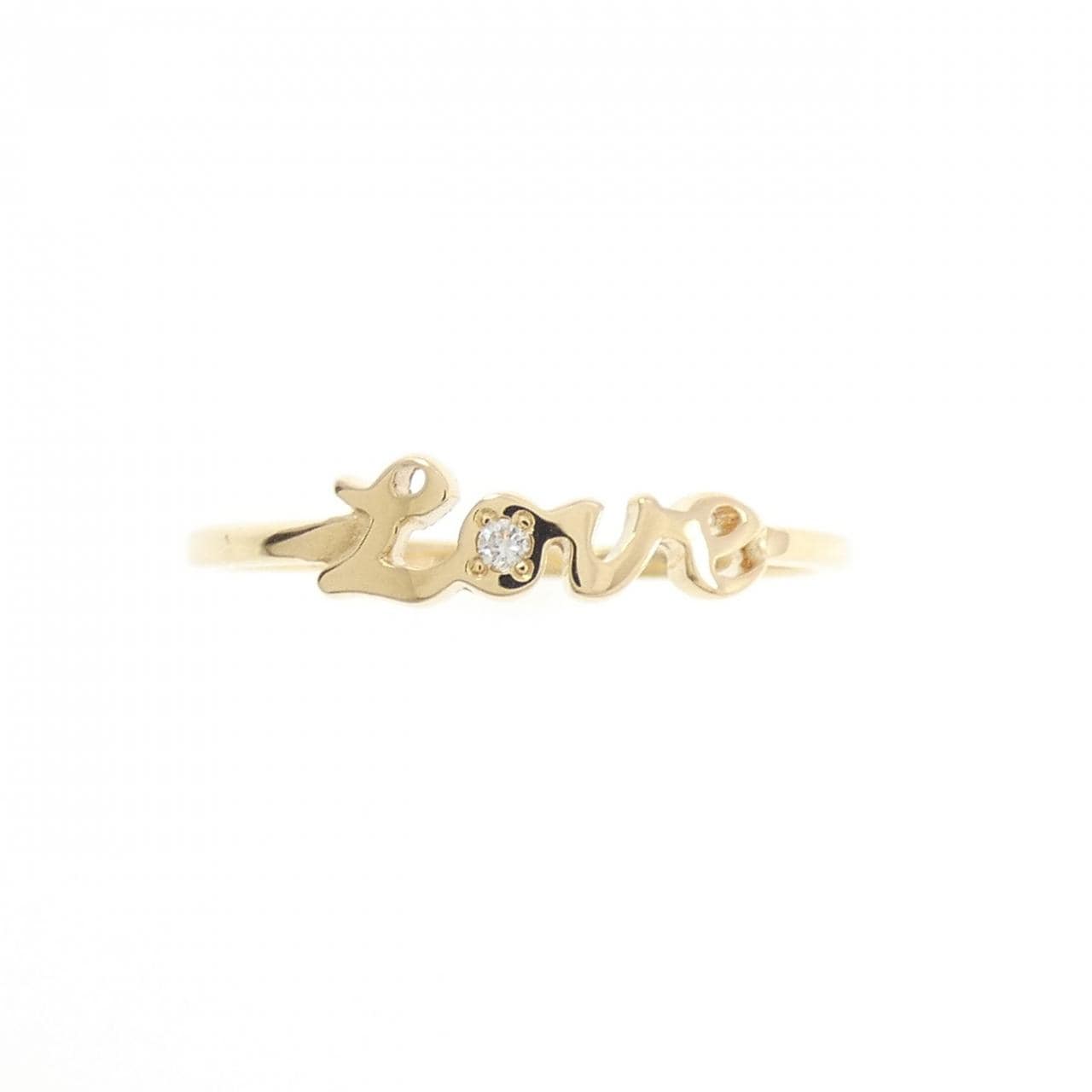 K18YG ダイヤモンド リング