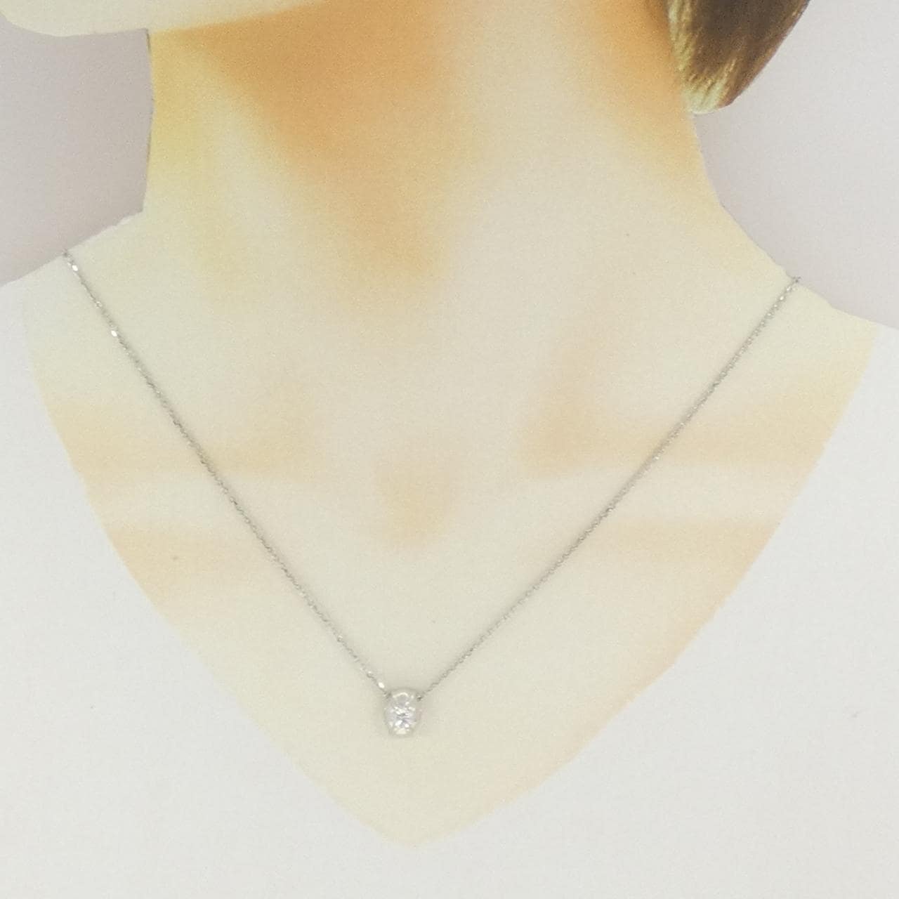 PT850 ダイヤモンド ネックレス 0.31CT