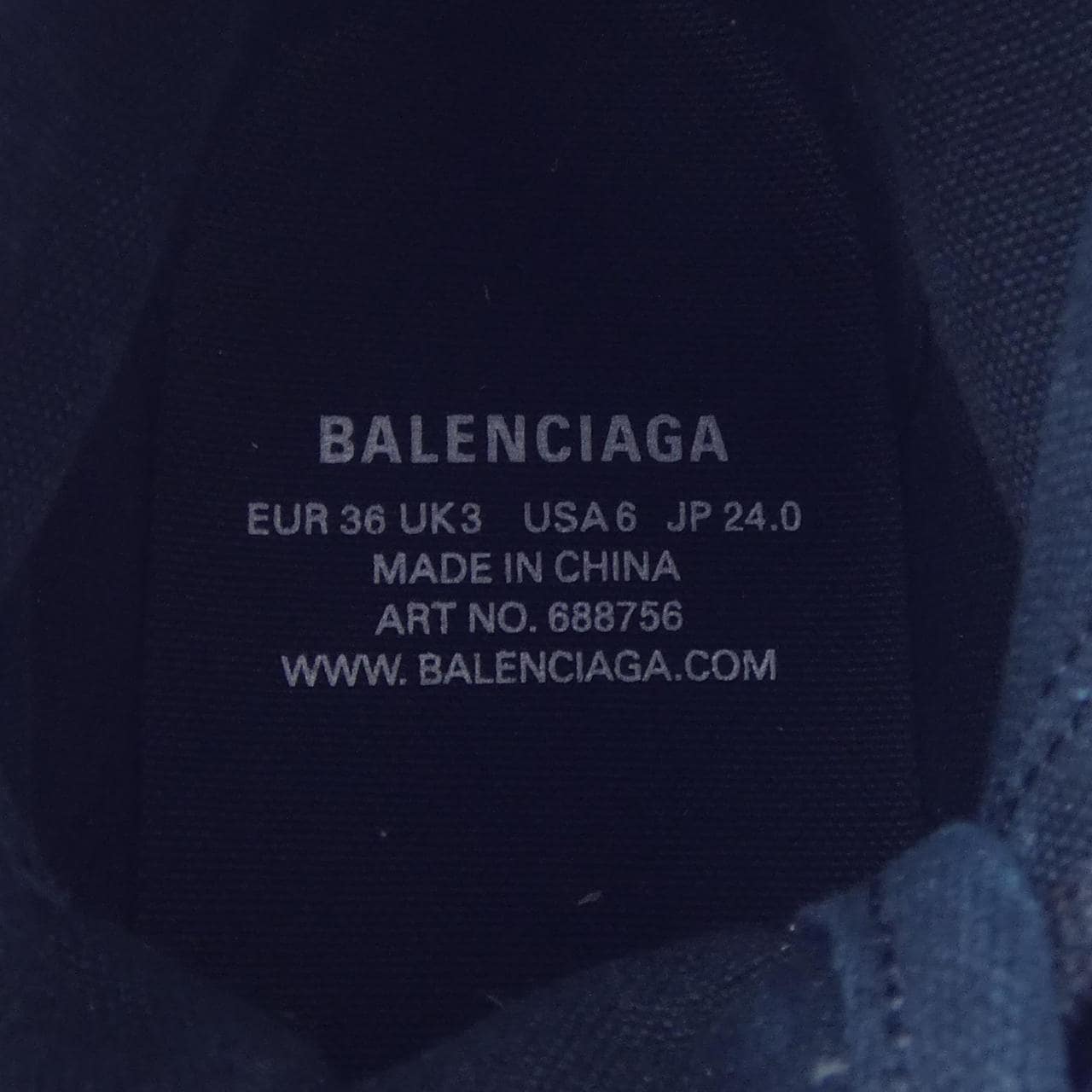 バレンシアガ BALENCIAGA 688756 スニーカー
